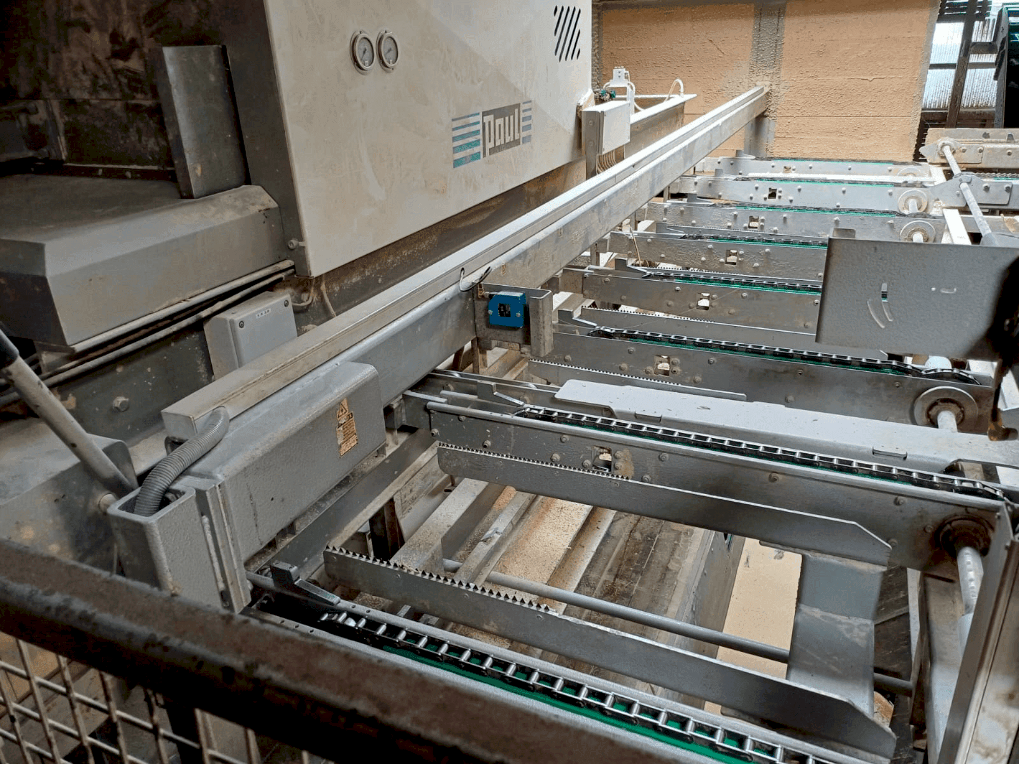 Čelní pohled  na Paul Reinhardt BK 1000  stroj