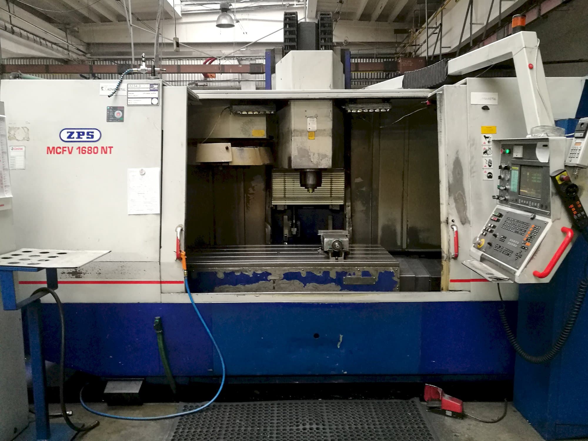 Čelní pohled  na ZPS MCFV 1680 NT stroj