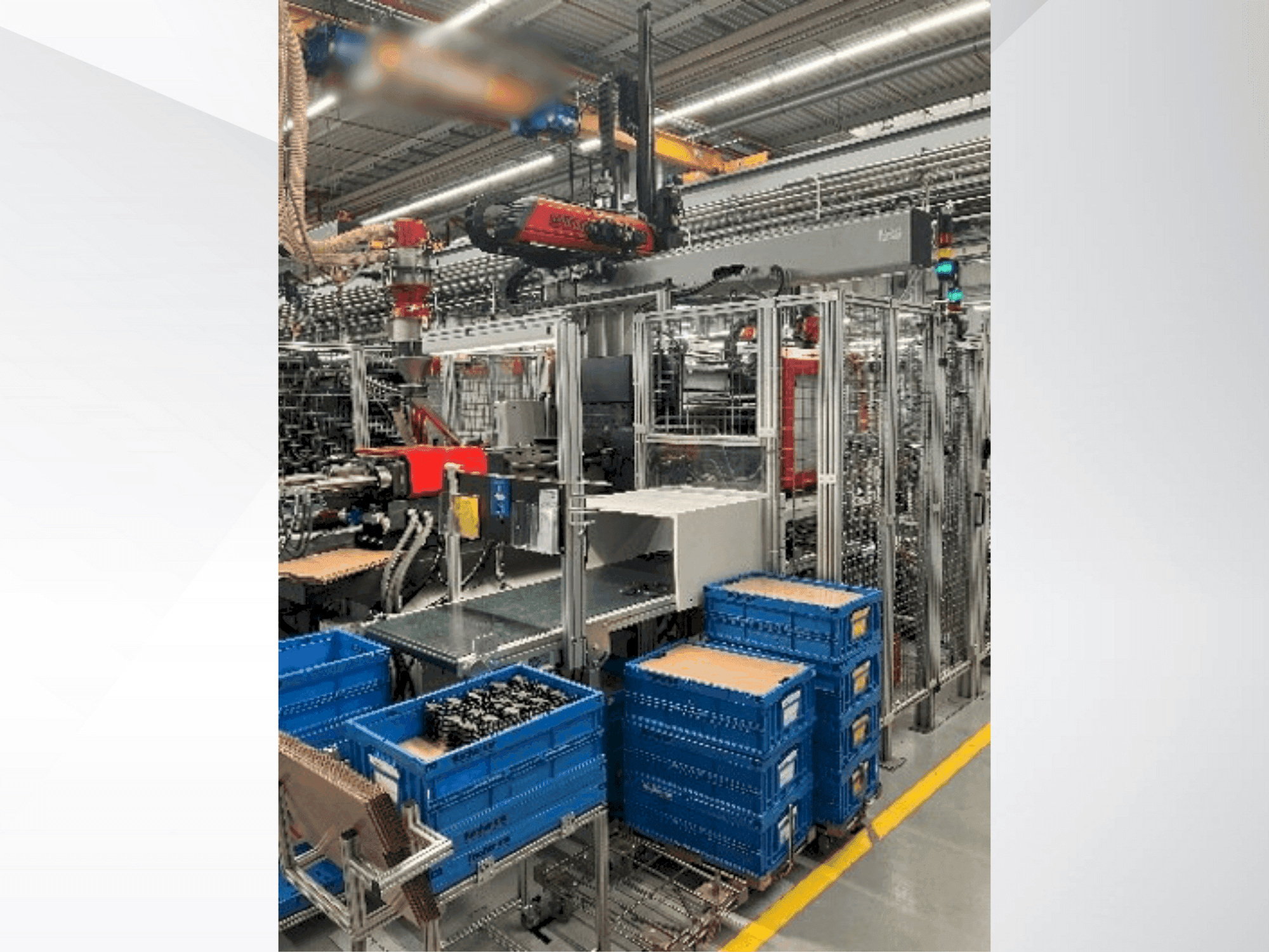 Čelní pohled  na Arburg Allrounder 470 S 1300-350 (2004)  stroj