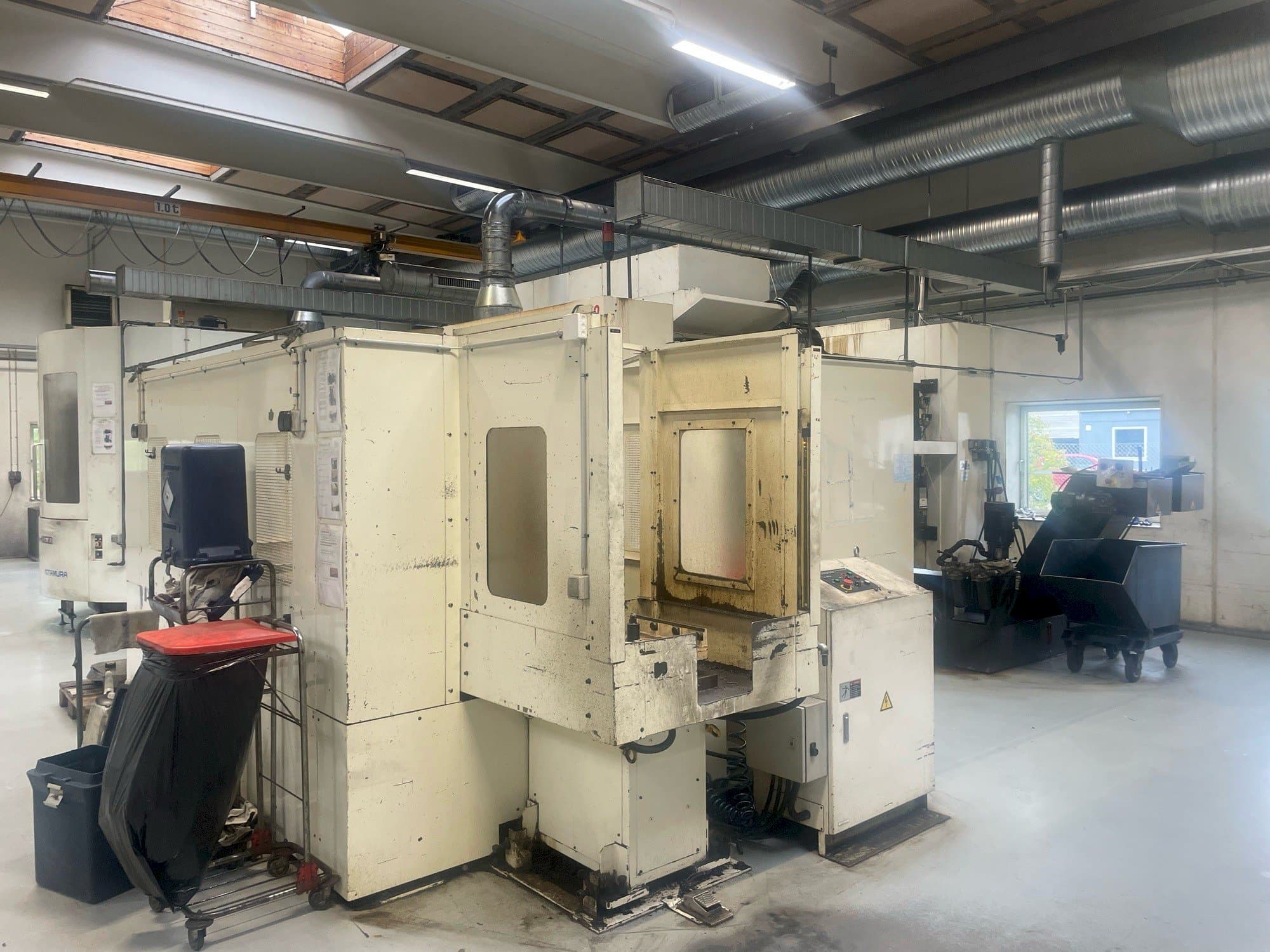 Čelní pohled  na Niigata SPN 50  stroj