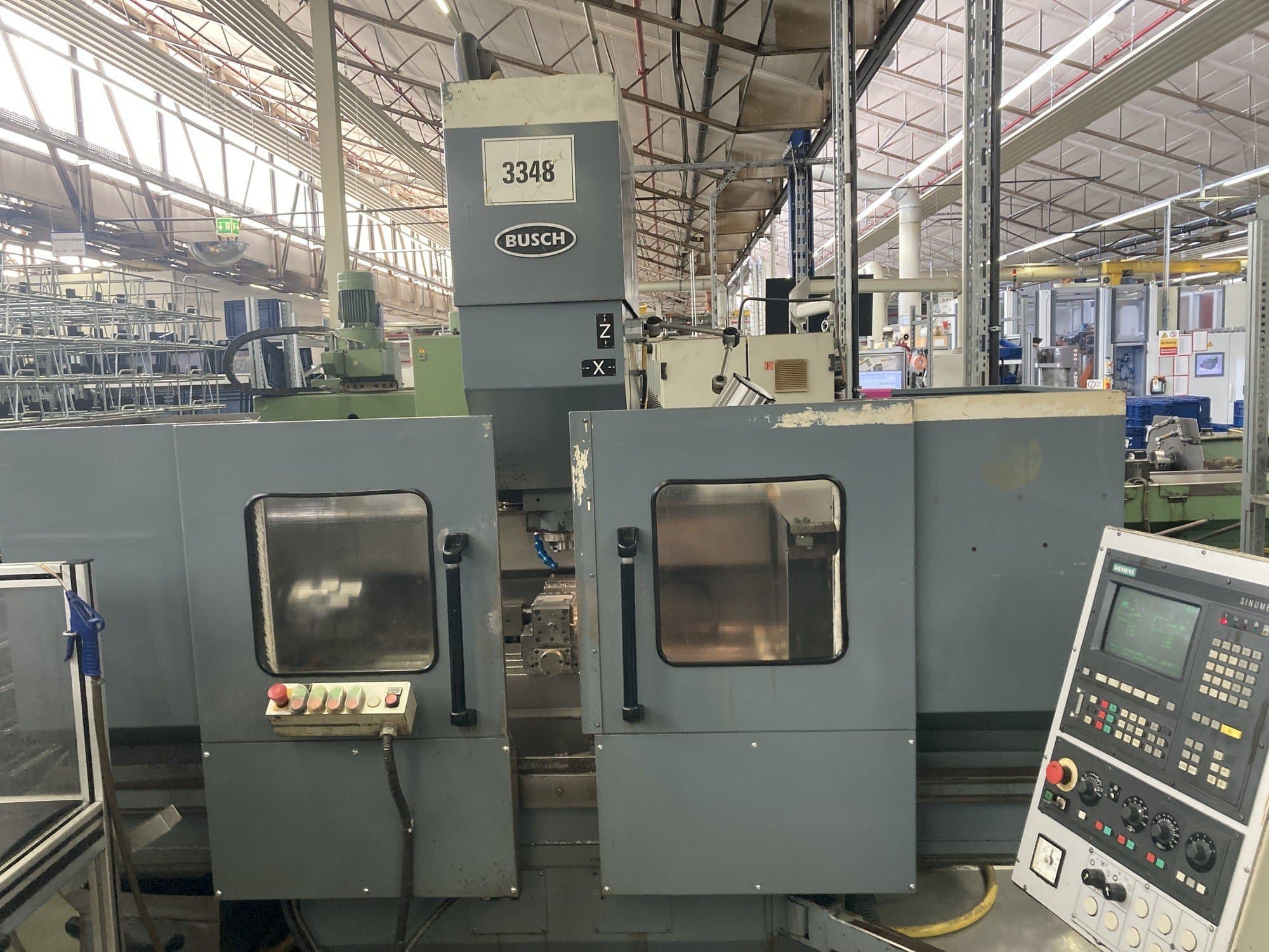 Čelní pohled  na BUSCH FB 1- 150  stroj