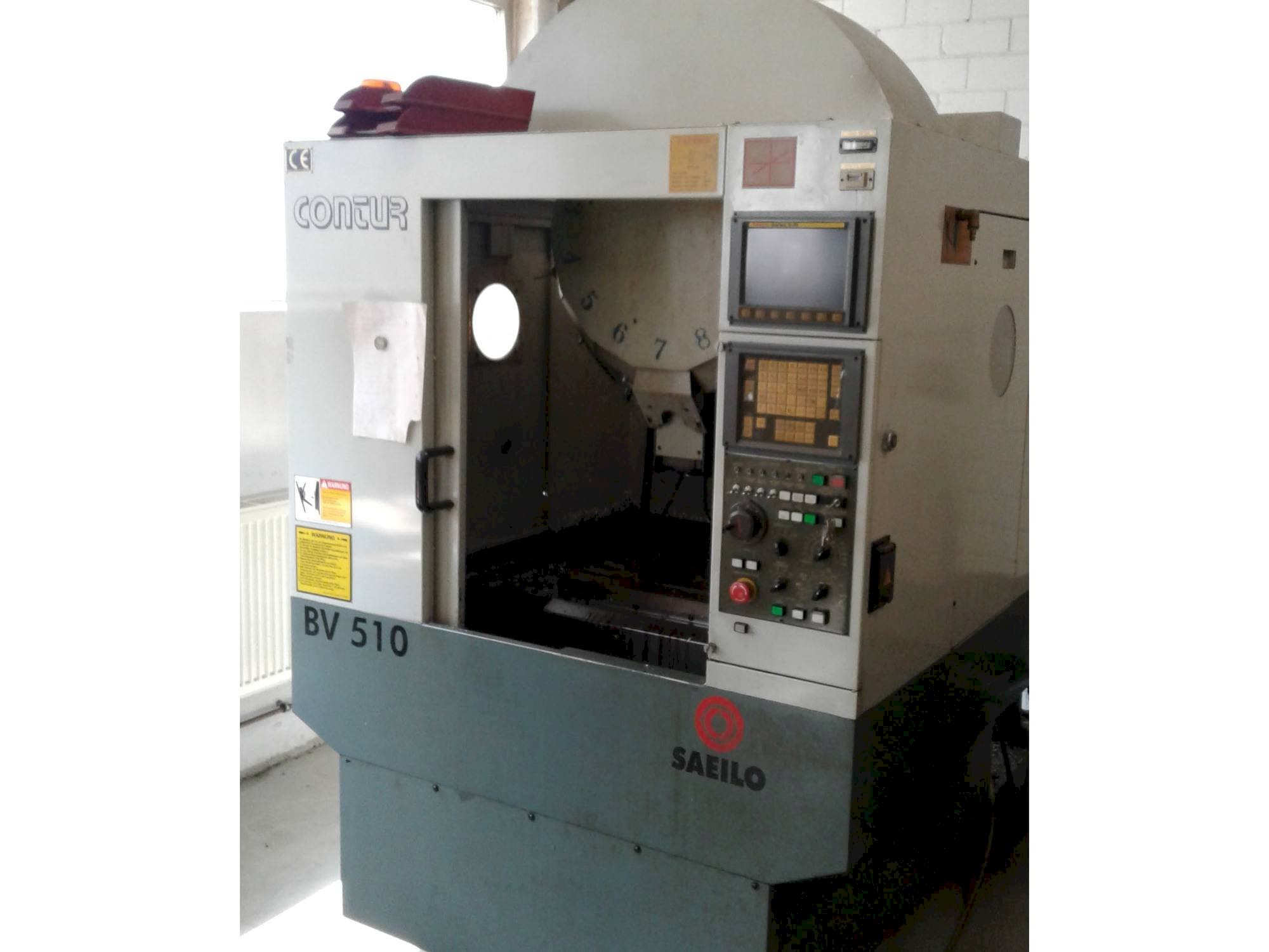 Čelní pohled  na Saeilo BV 510  stroj