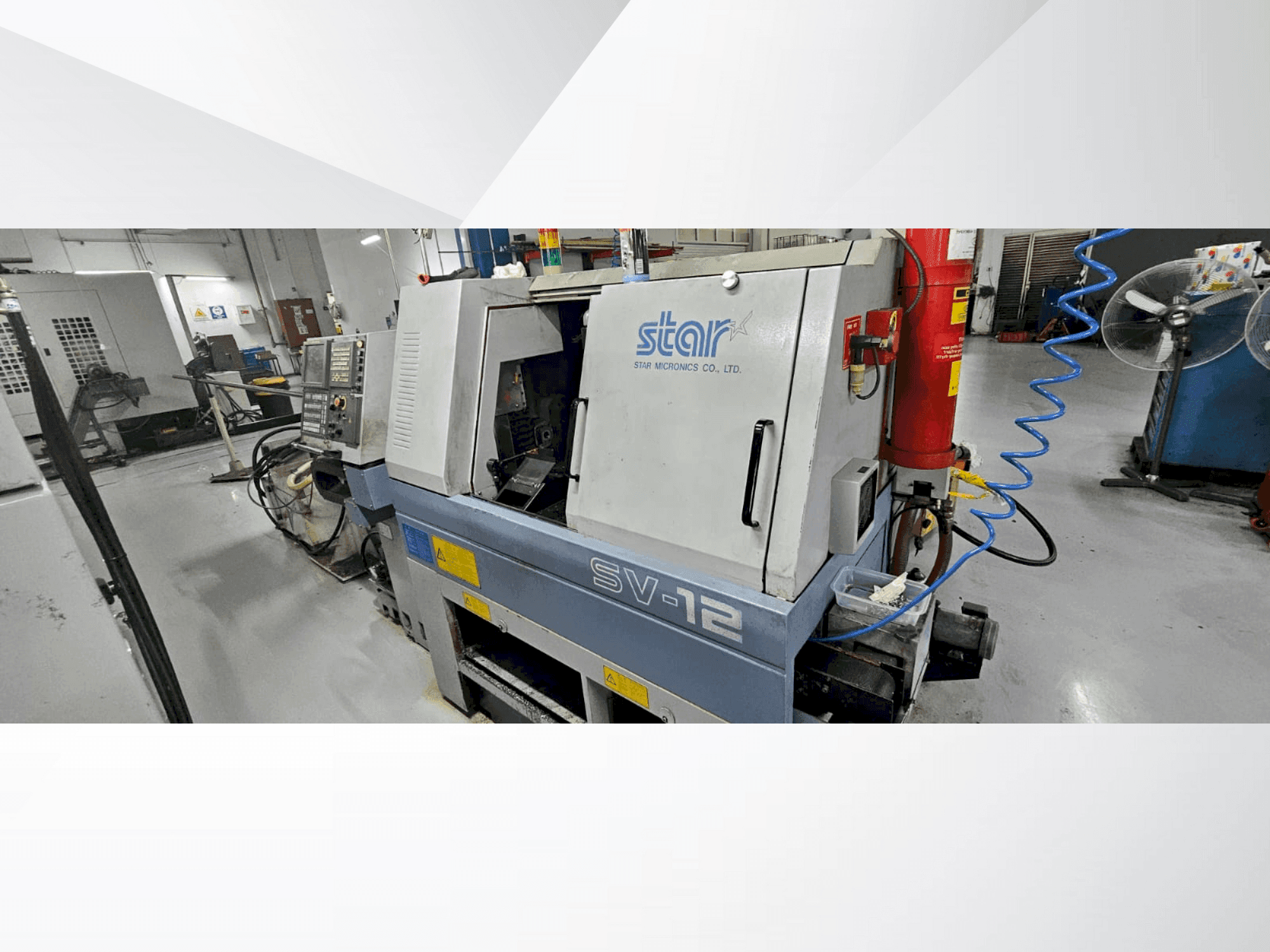 Čelní pohled  na Star SV-12  stroj