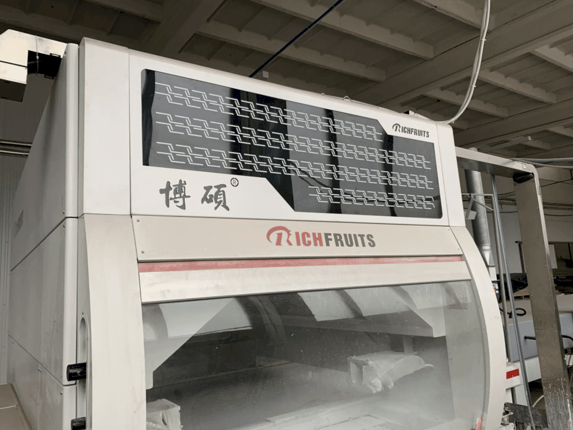 Čelní pohled  na GIARDINA RICHFRUITS / NEOMEC / KREMLIN Painting Line  stroj