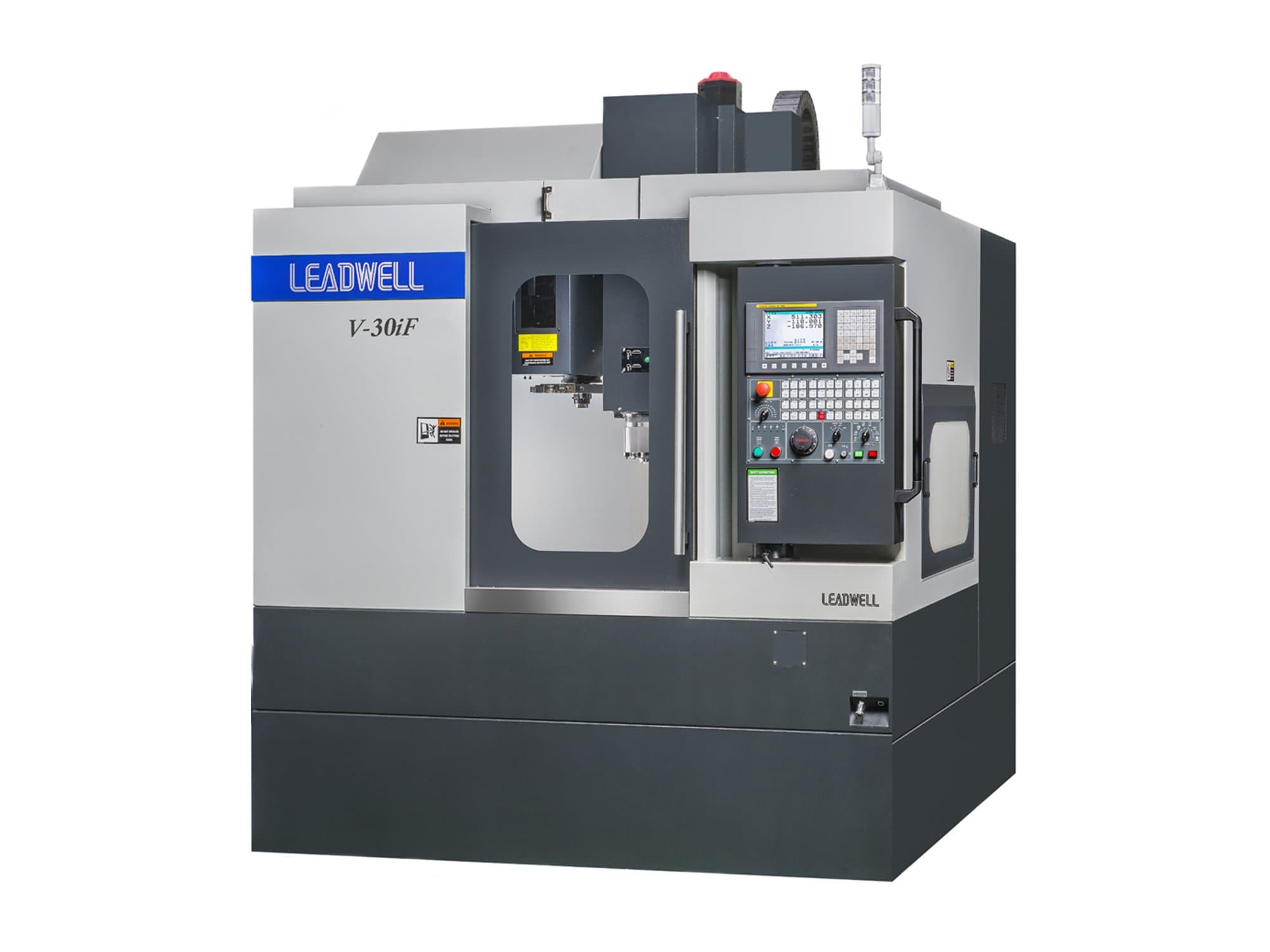 Čelní pohled  na Leadwell V-30iF stroj