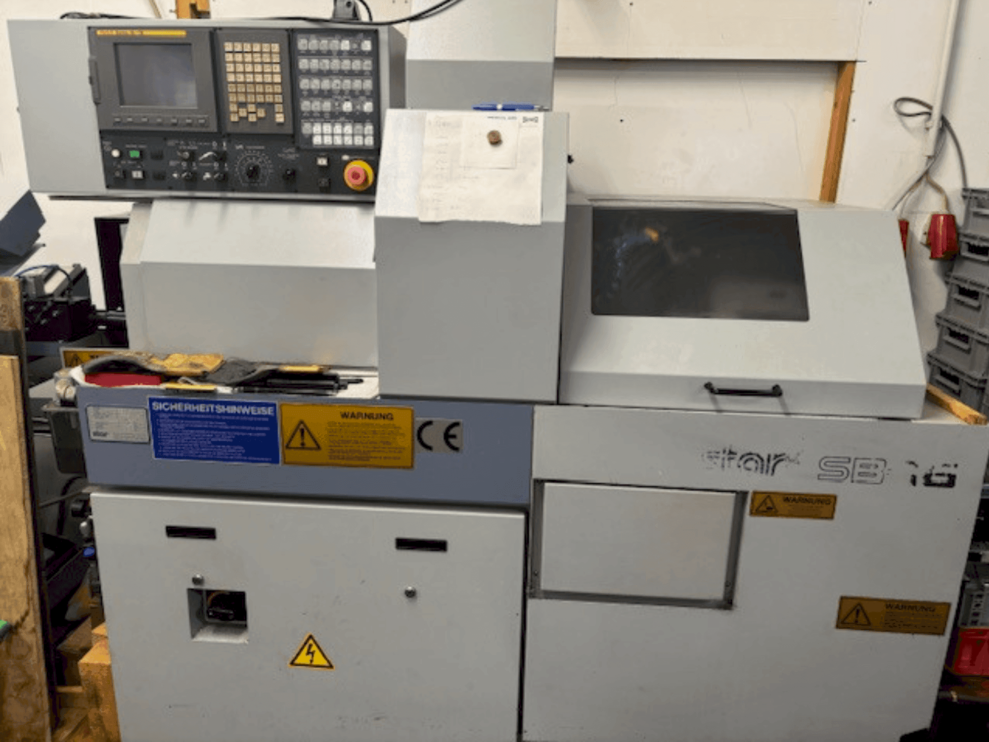 Čelní pohled  na Star SB-16  stroj