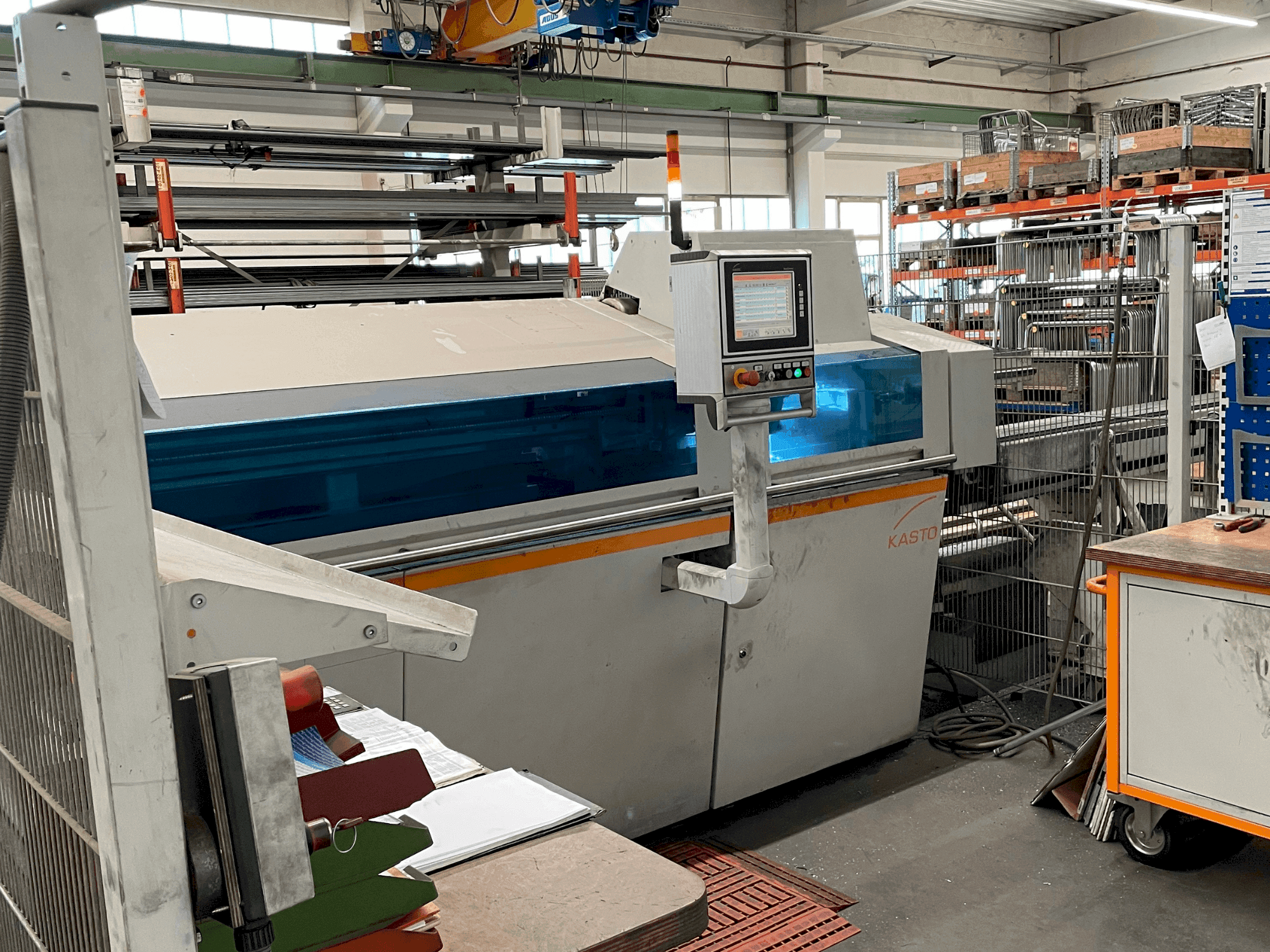 Čelní pohled  na KASTO KASTOflex F  stroj