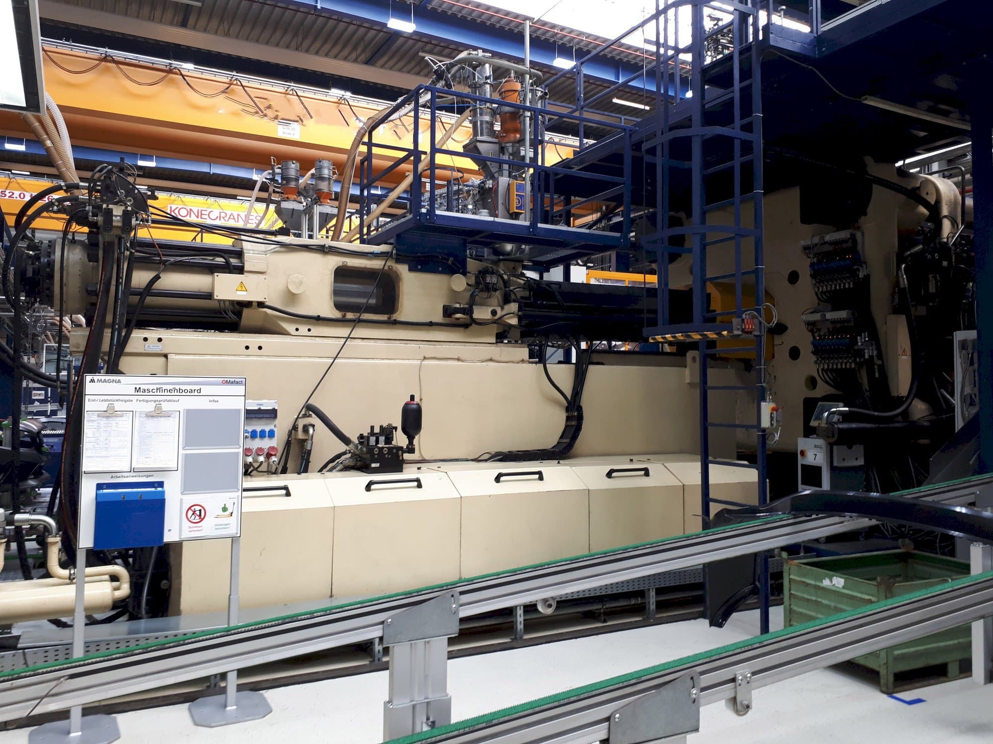 Čelní pohled  na Husky SGM 3650  stroj