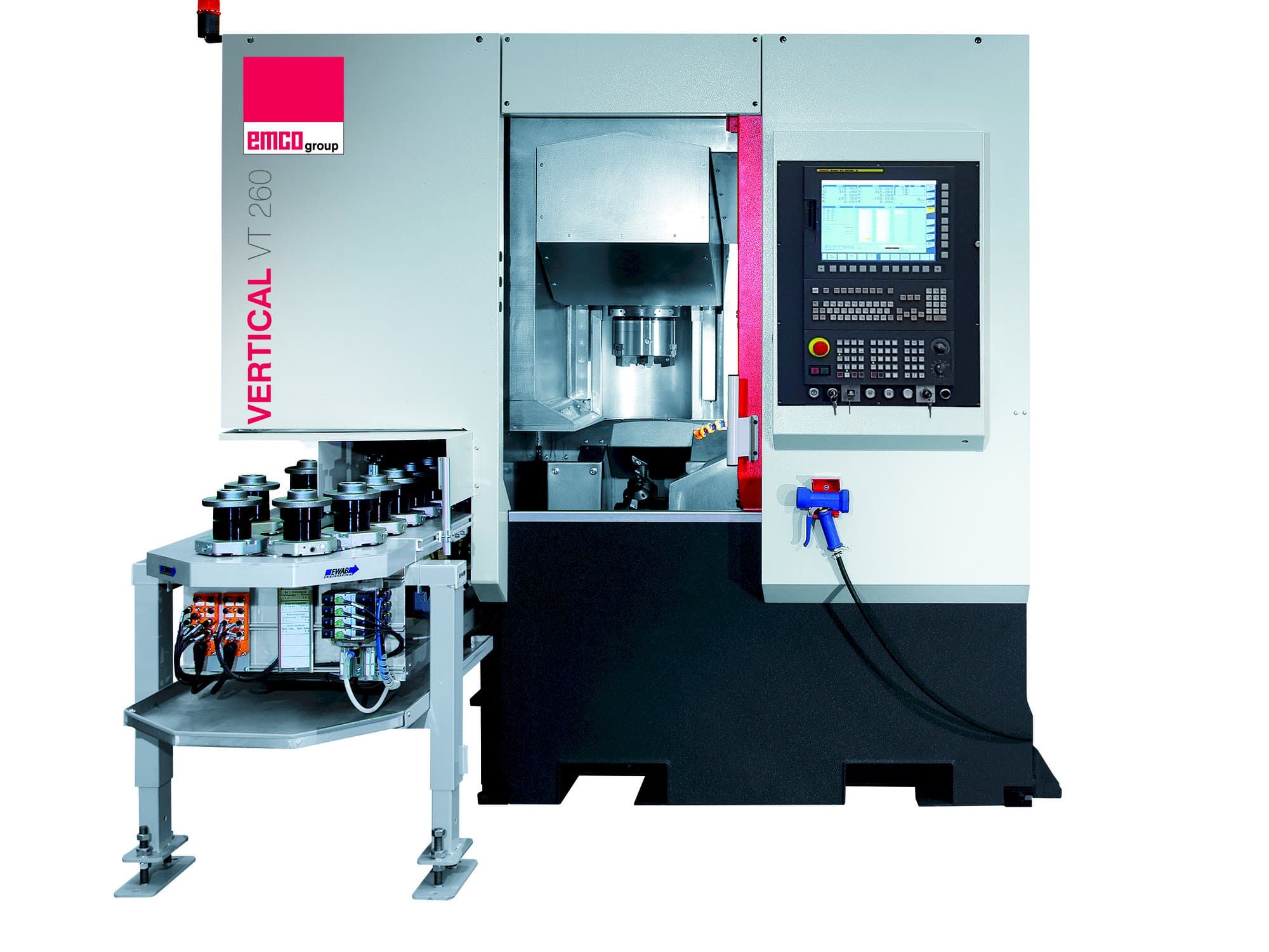 Čelní pohled  na EMCO VT260 MY  stroj