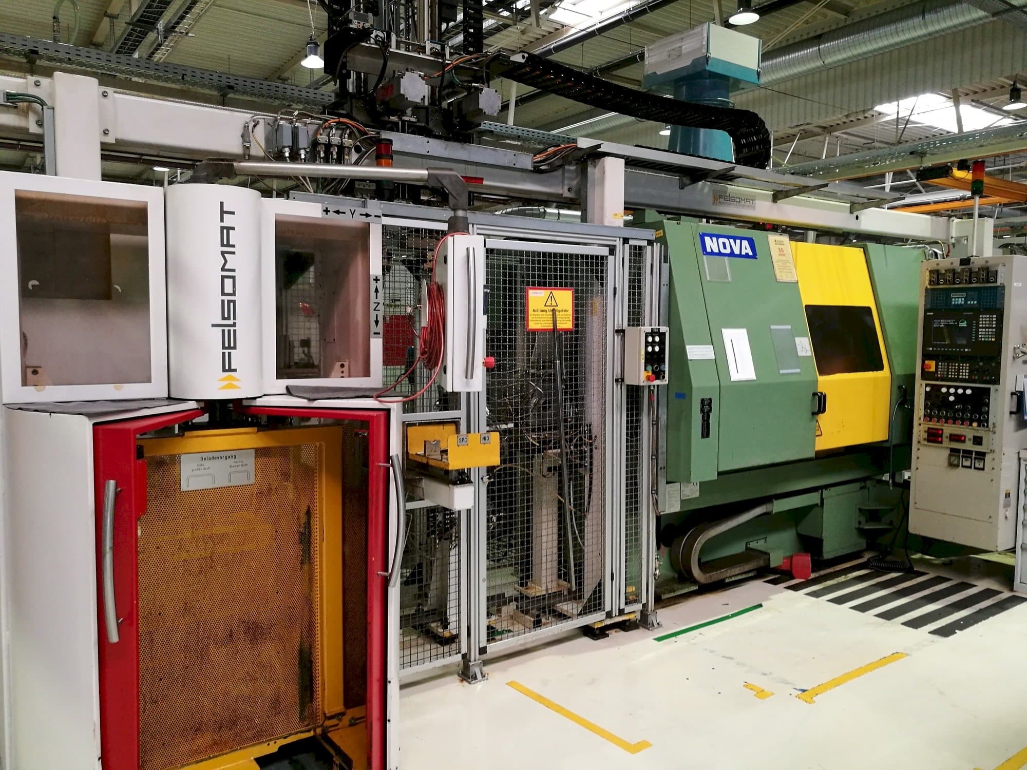 Čelní pohled  na NOVA M12-T4N  stroj