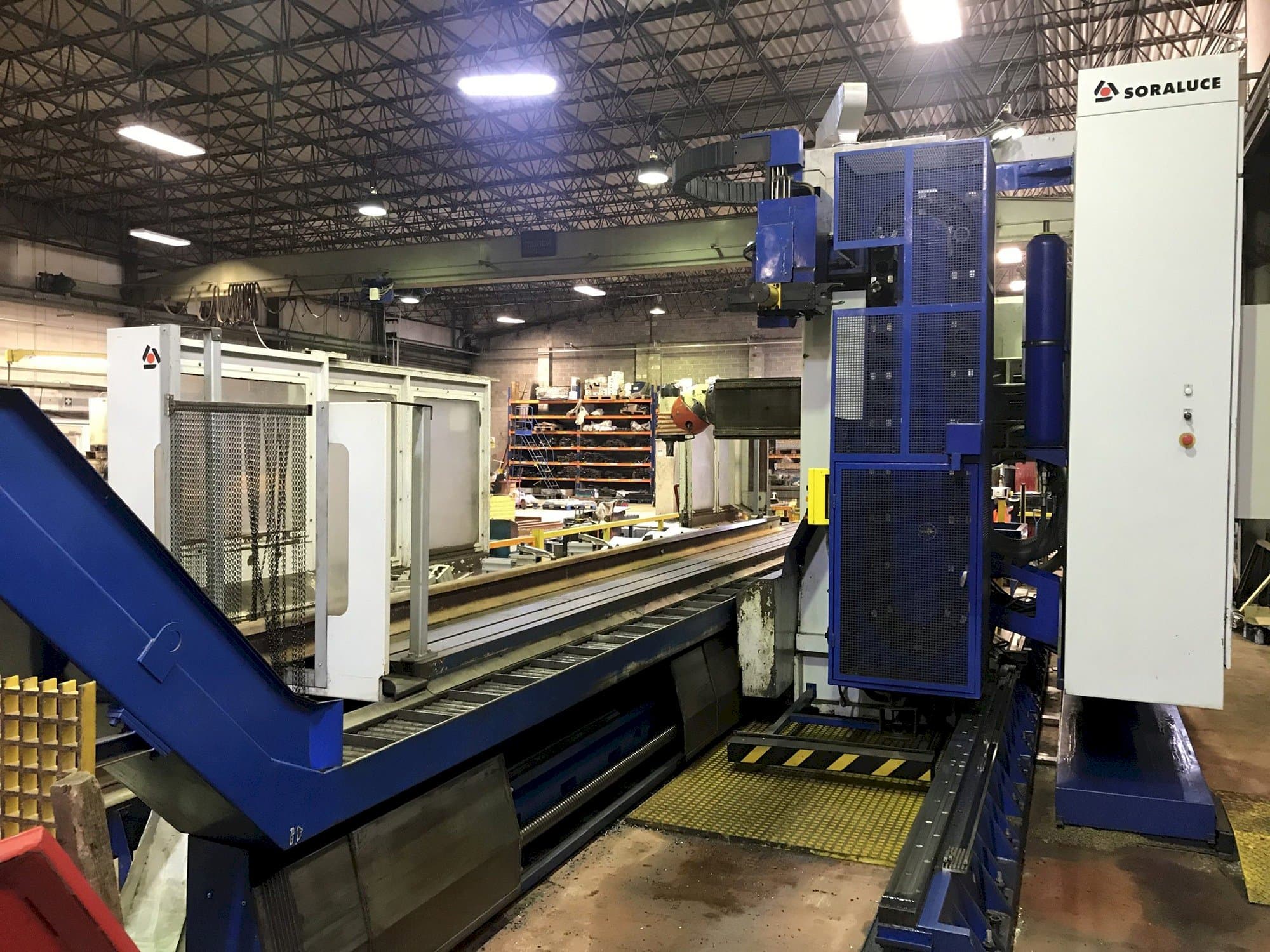 Čelní pohled  na Soraluce SLP 8000  stroj