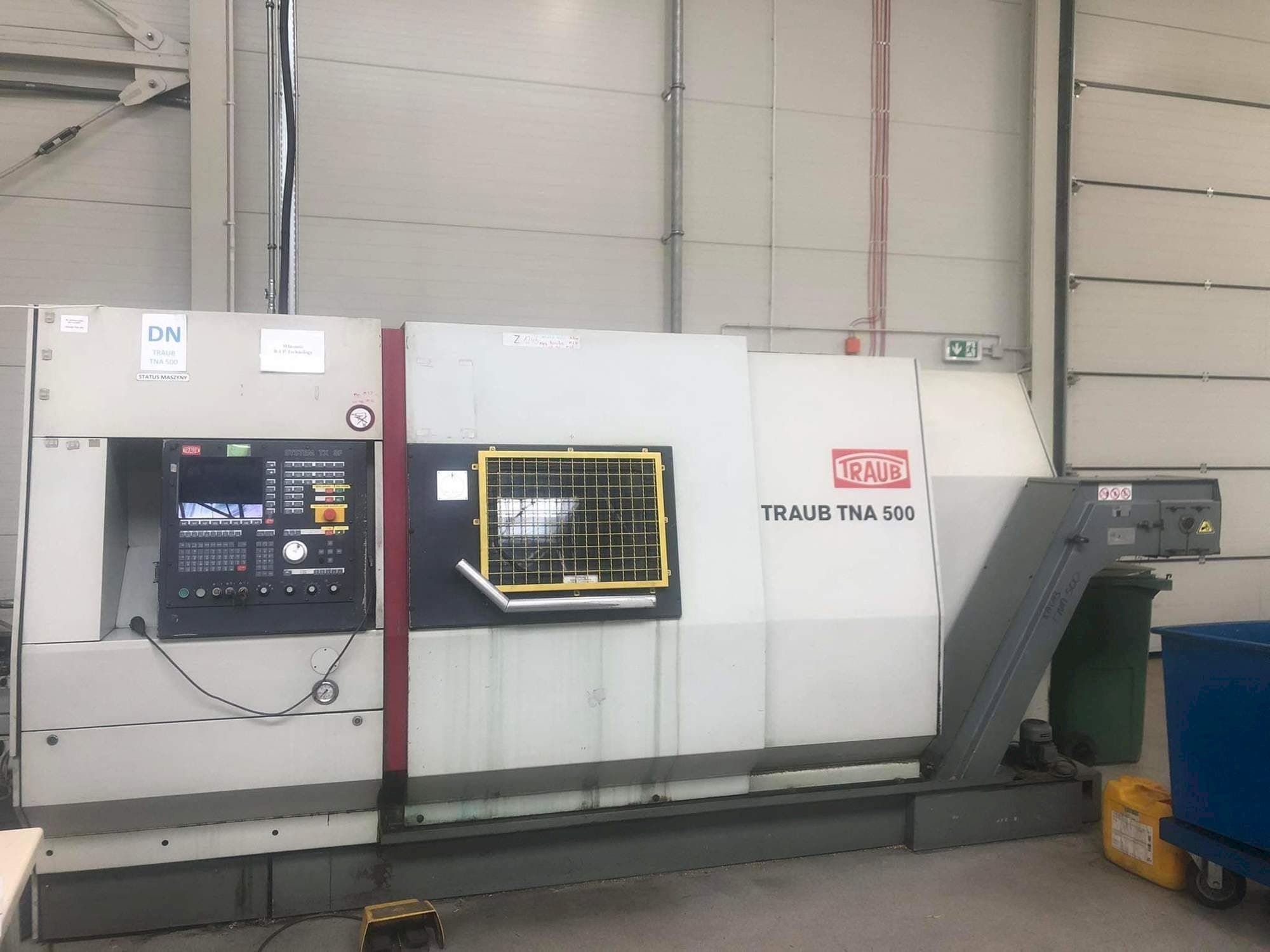 Čelní pohled  na TRAUB TNA 500/600  stroj