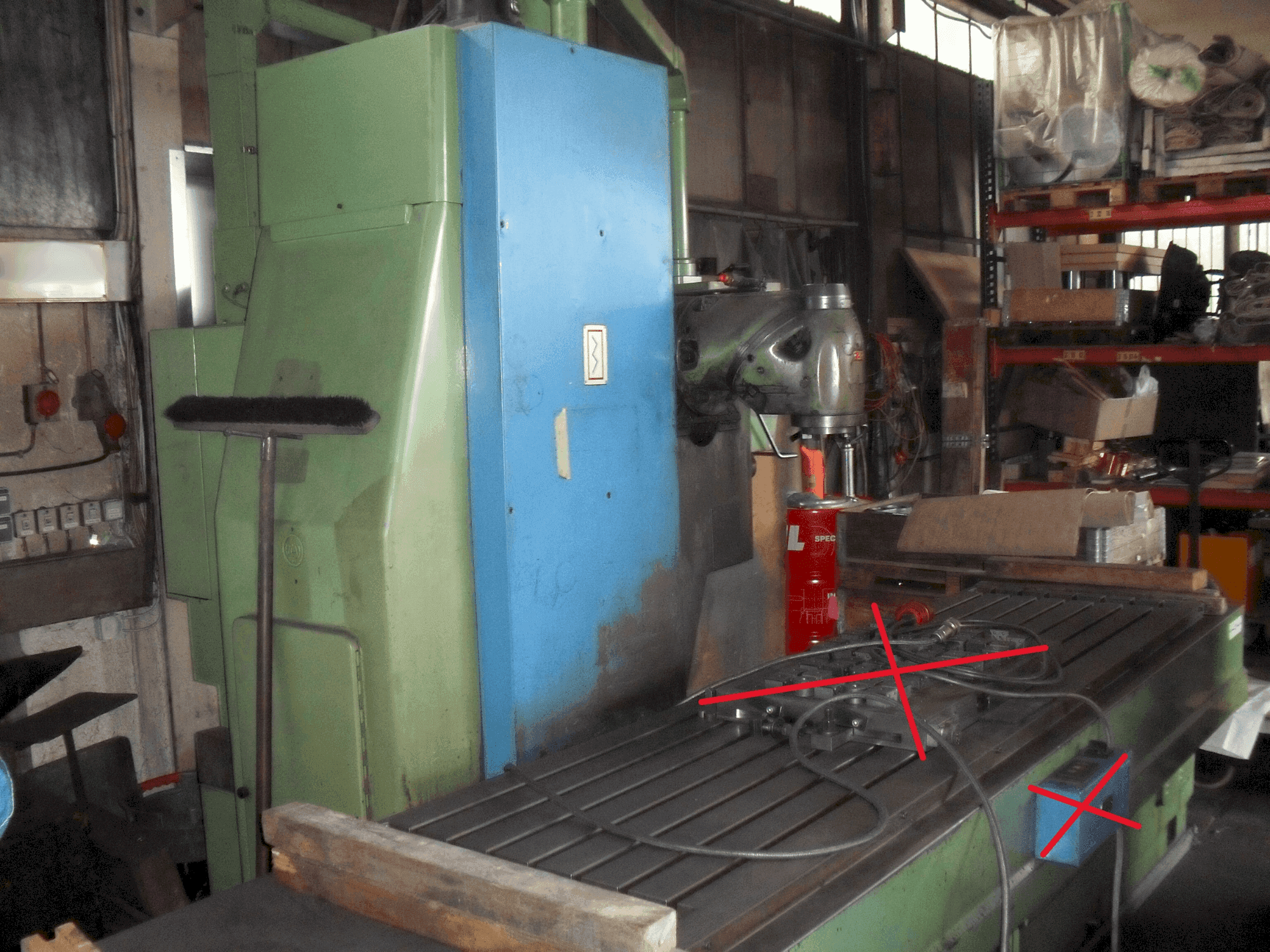 Čelní pohled  na SACHMAN RP 3  stroj