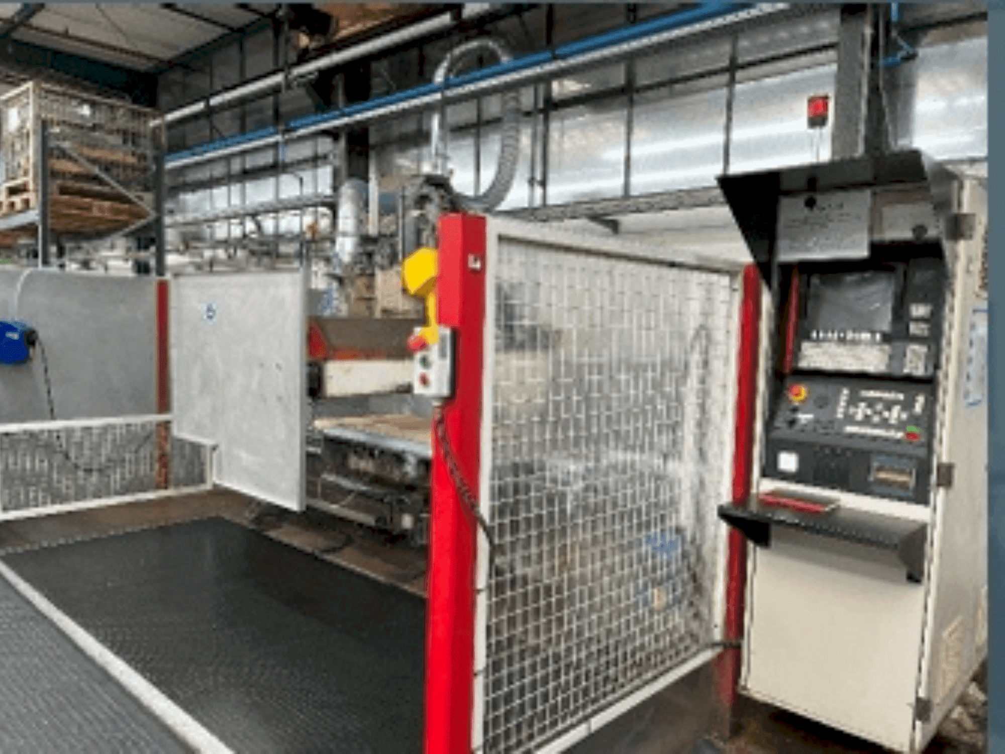 Čelní pohled  na IMA BIMA Quadroform C80/280  stroj