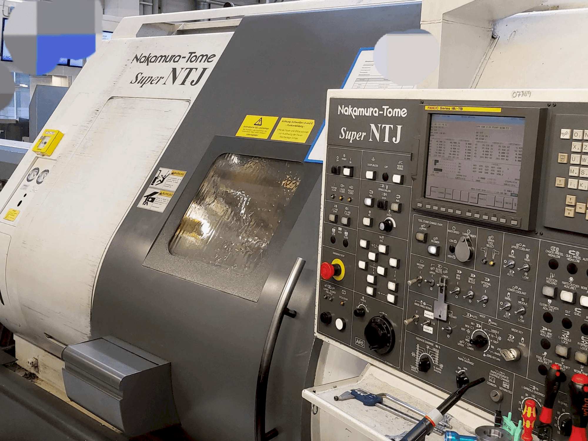 Čelní pohled  na NAKAMURA Super NTJ (2006)  stroj