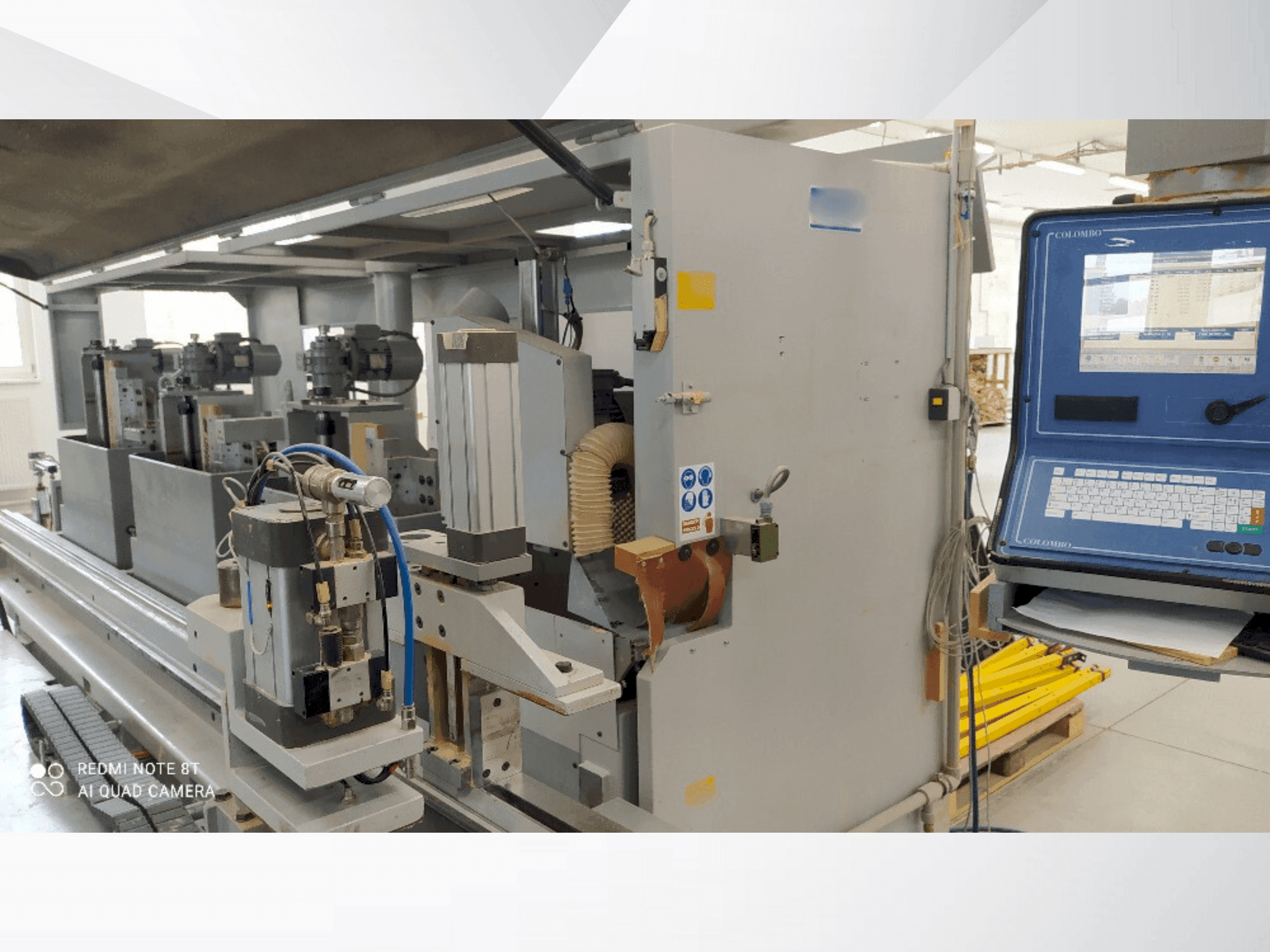 Čelní pohled  na Colombo Colombo AM 60  stroj