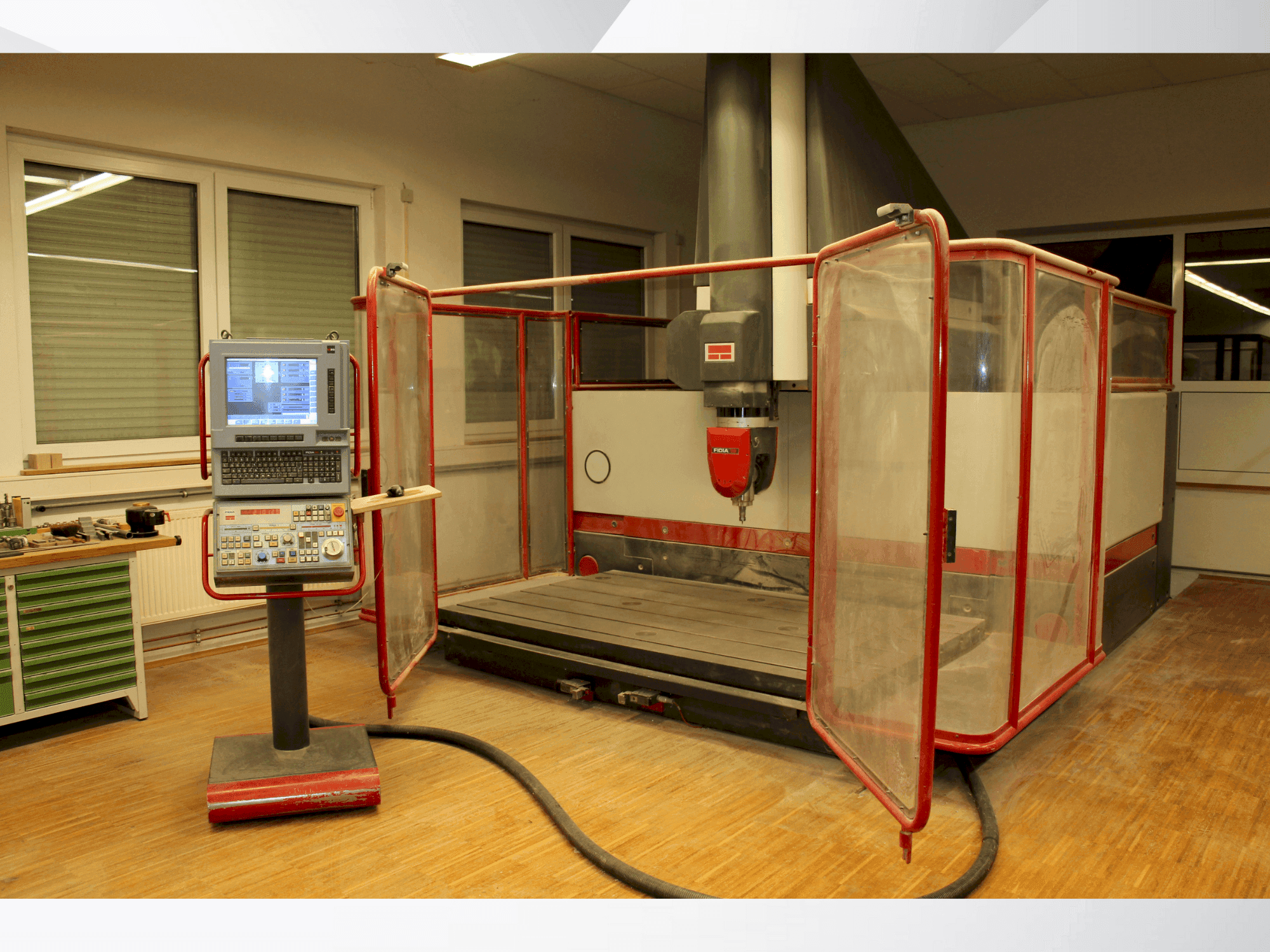 Čelní pohled  na Fidia Digit 218  stroj