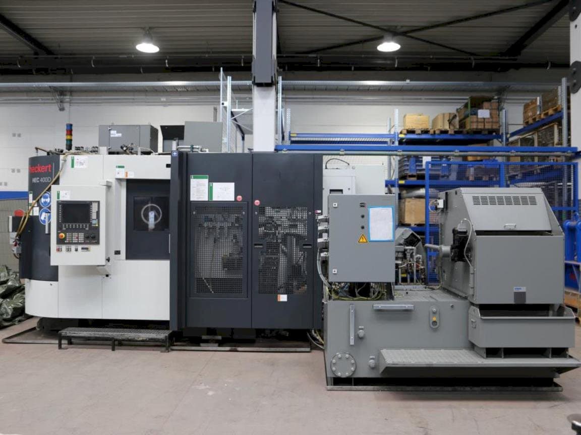 Čelní pohled  na Heckert HEC 400D  stroj