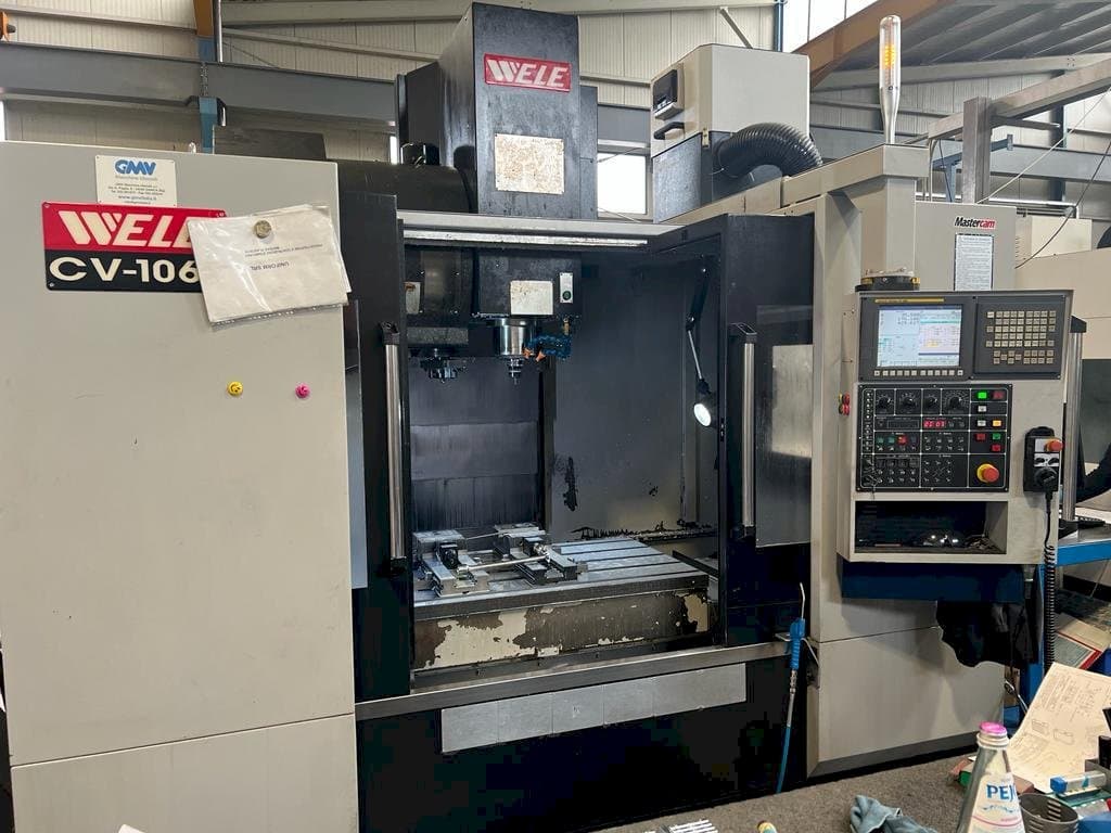 Čelní pohled  na Wele									 CV 1060  stroj