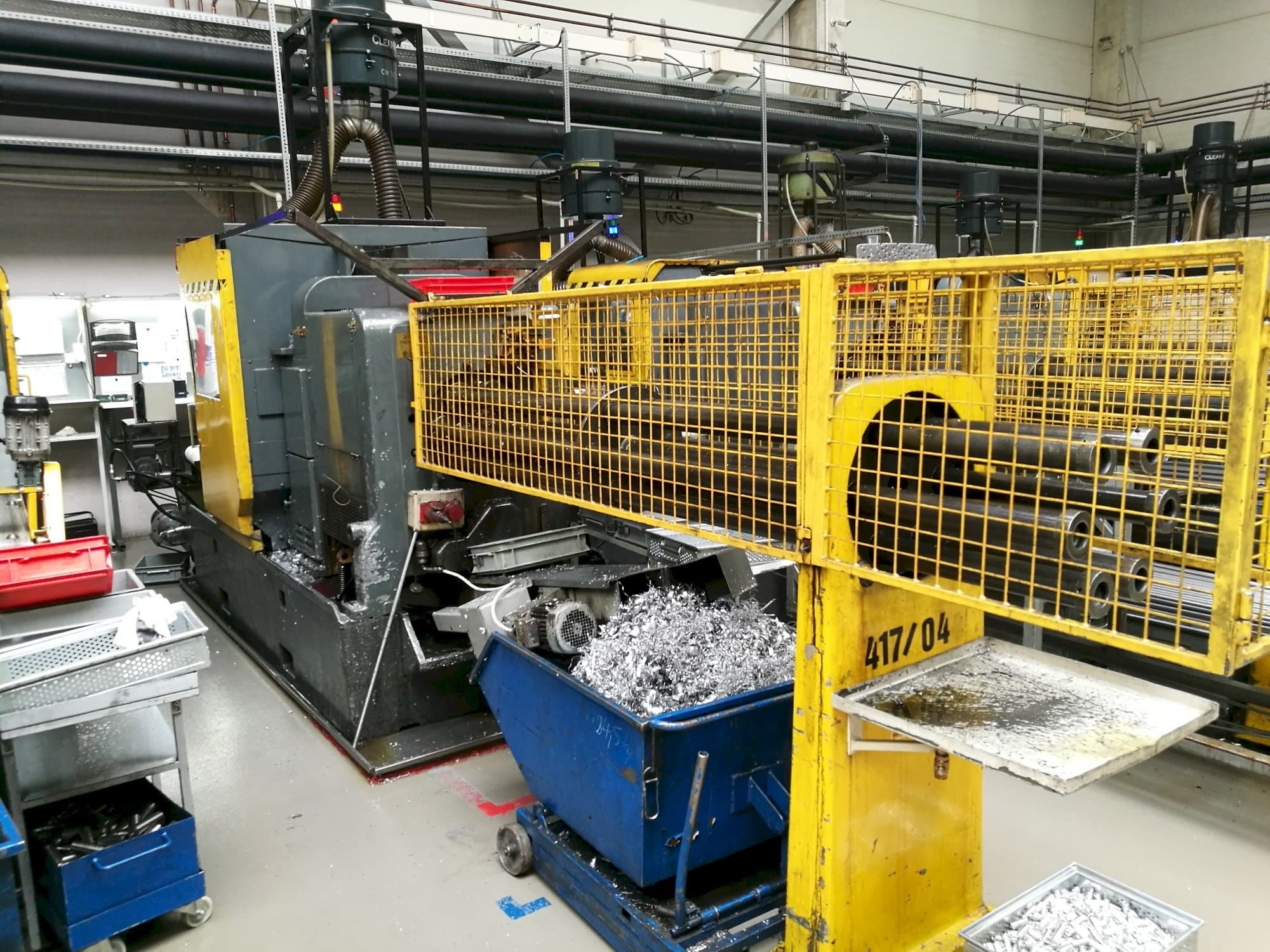 Čelní pohled  na Wickman 1  3/8"-6  stroj