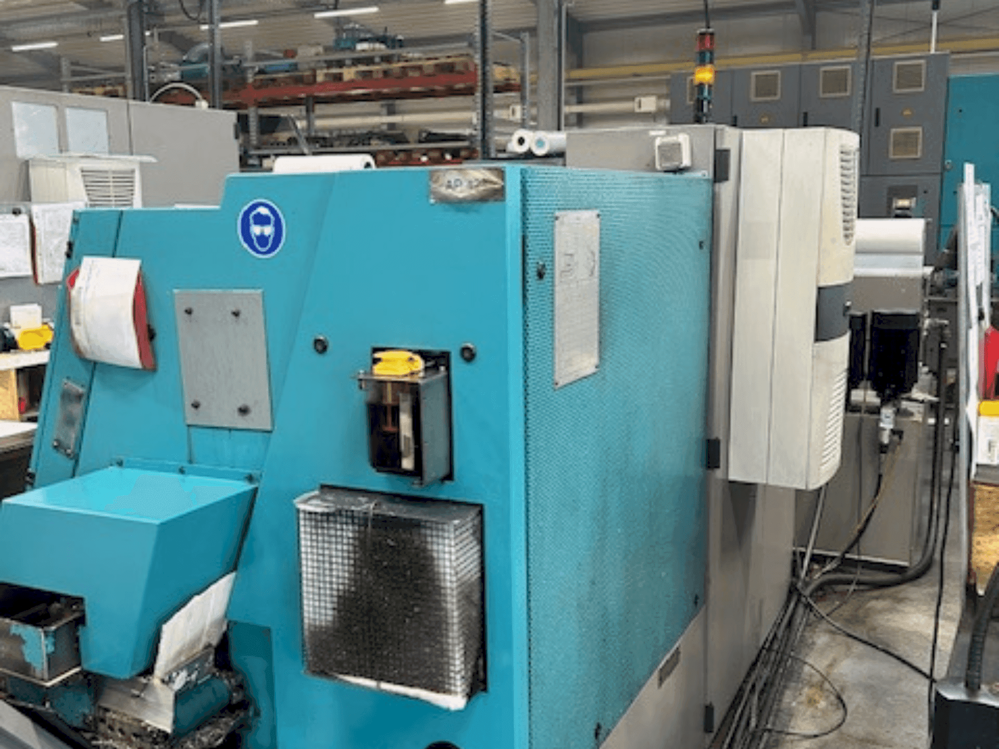 Čelní pohled  na Index C100  stroj