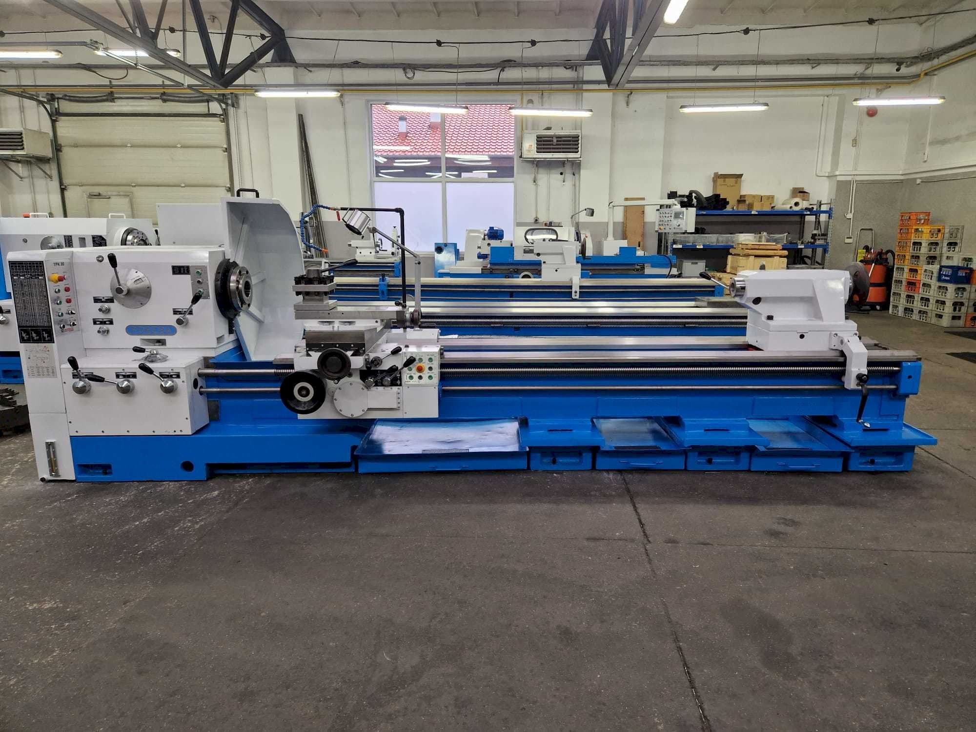 Čelní pohled  na Poreba TPK 80 x 3000  stroj