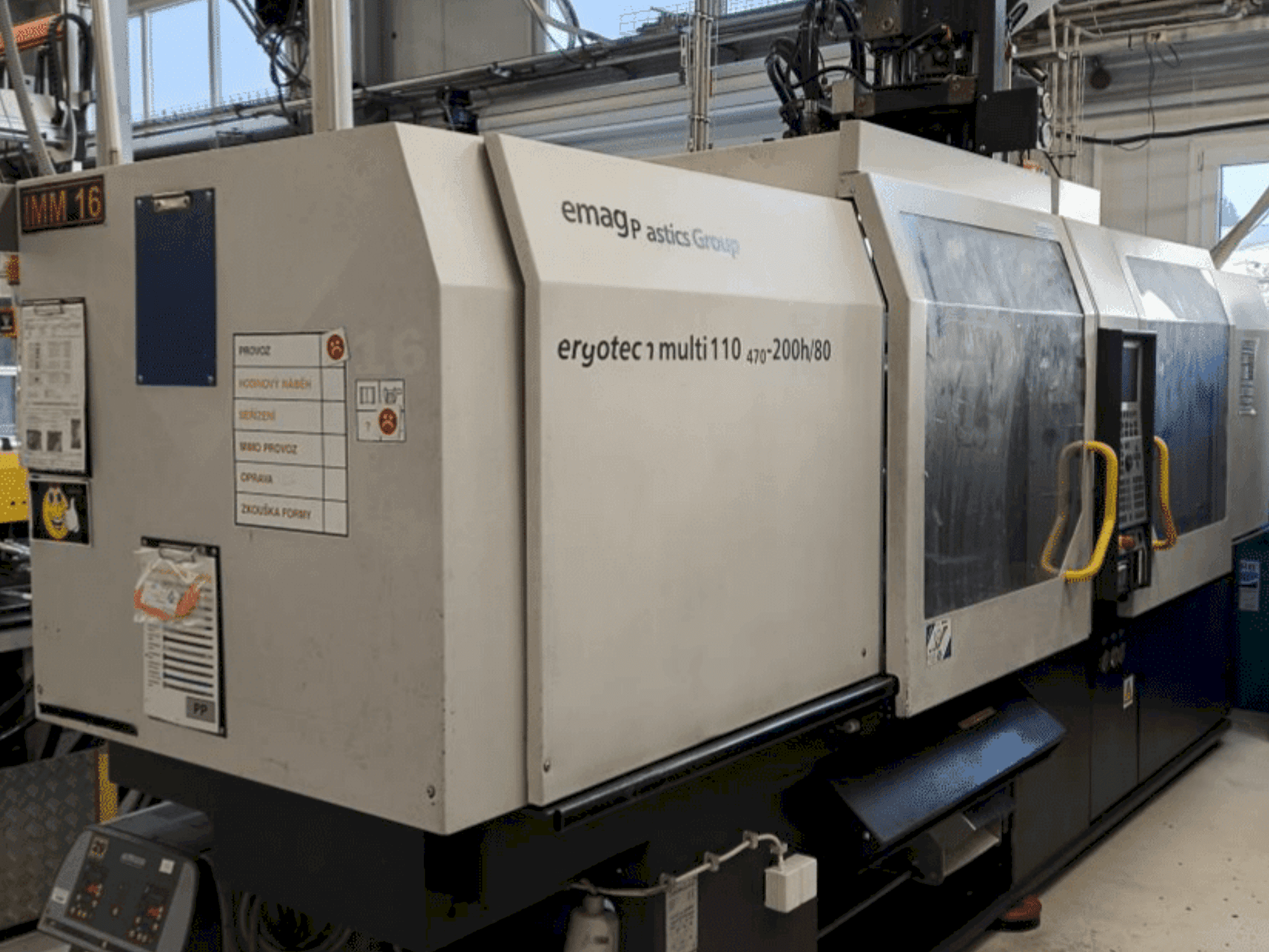 Čelní pohled  na DEMAG ERGOtech multi 110-470  stroj