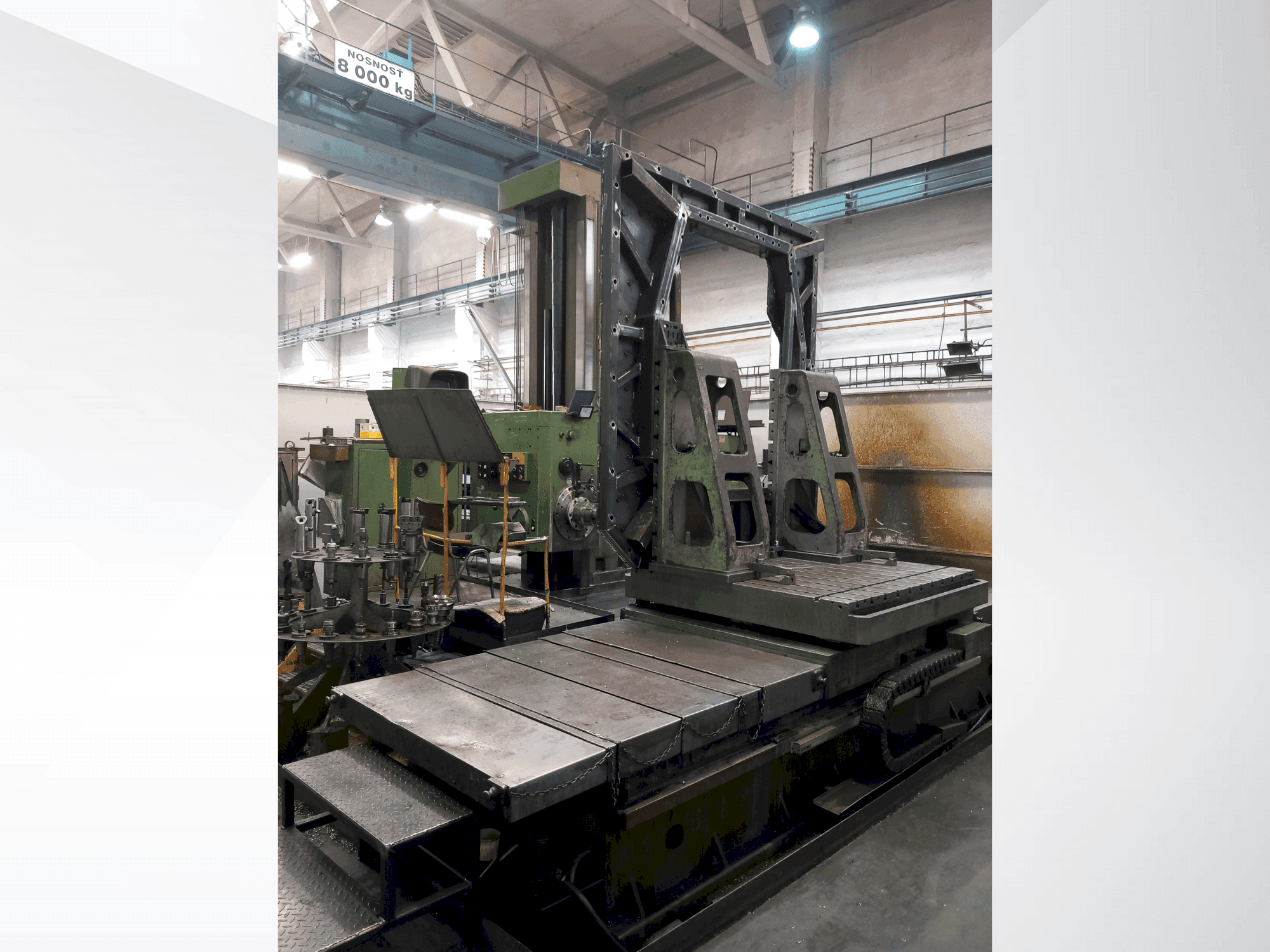 Čelní pohled  na TOS TOS WHN 13.4A  stroj