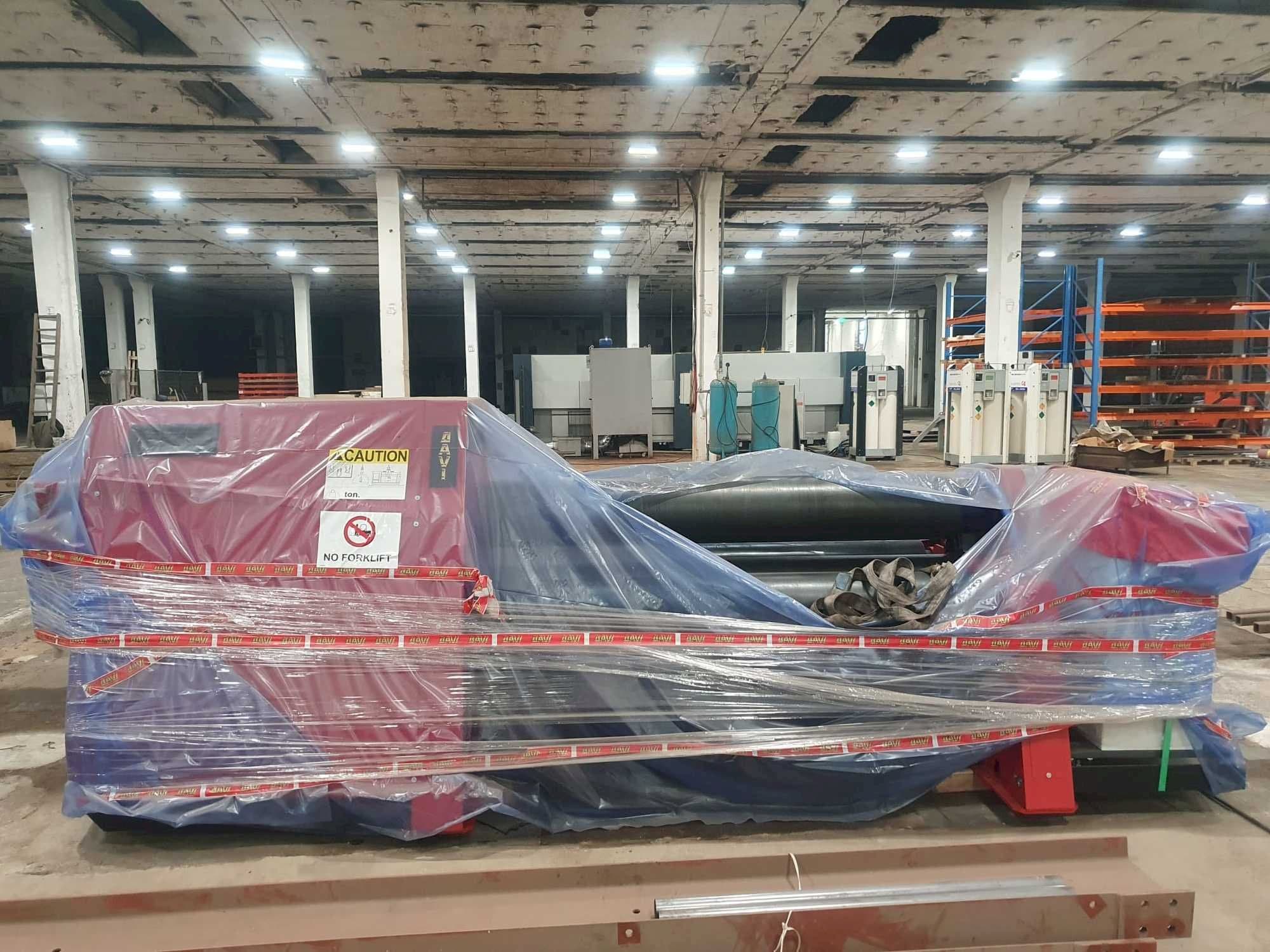 Čelní pohled  na Davi MCB E20  stroj