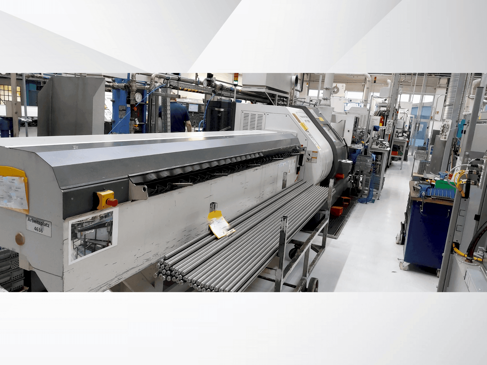 Čelní pohled  na NAKAMURA WT-150  stroj