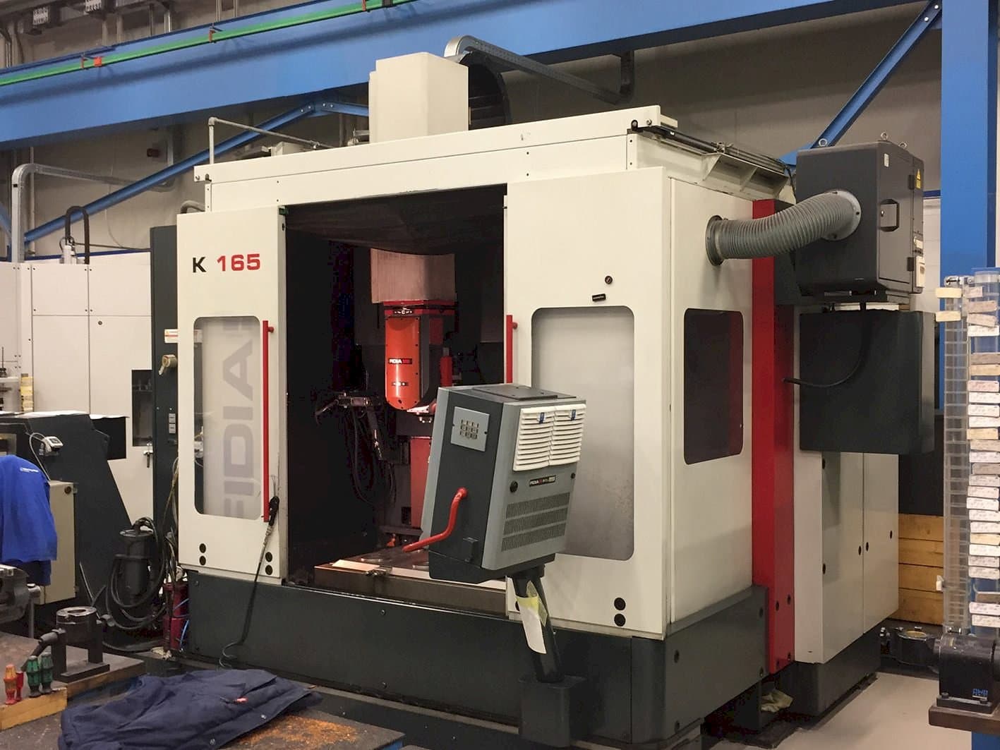 Čelní pohled  na Fidia K165 BSH  stroj