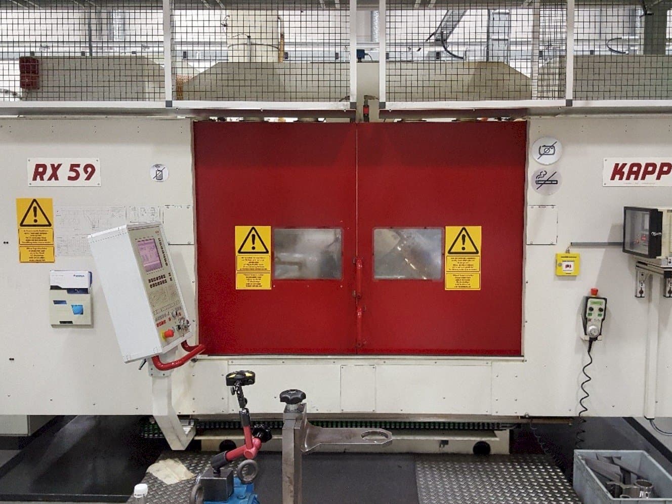 Čelní pohled  na Kapp RX59  stroj