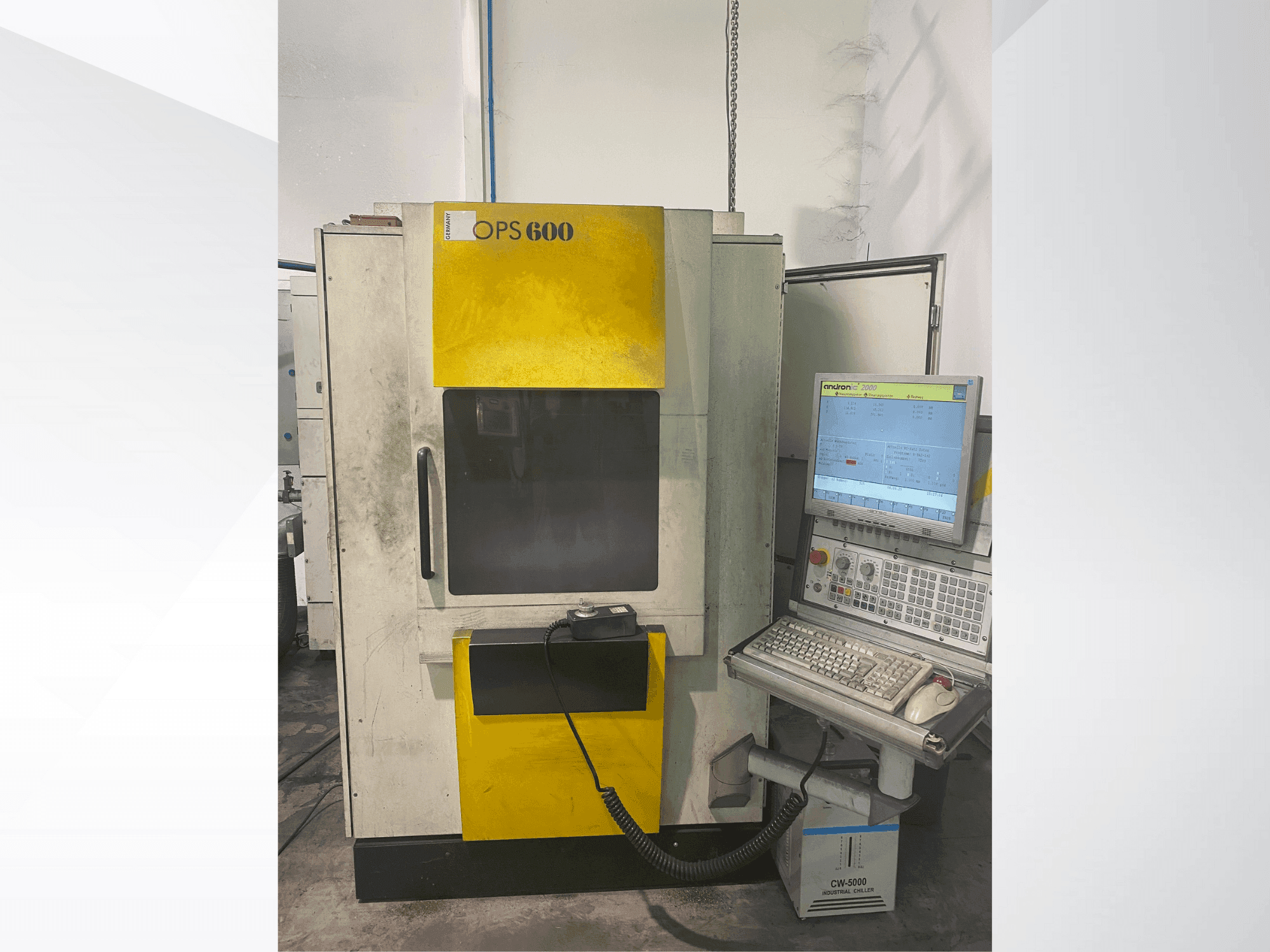 Čelní pohled  na OPS INGERSOLL OPS 600  stroj