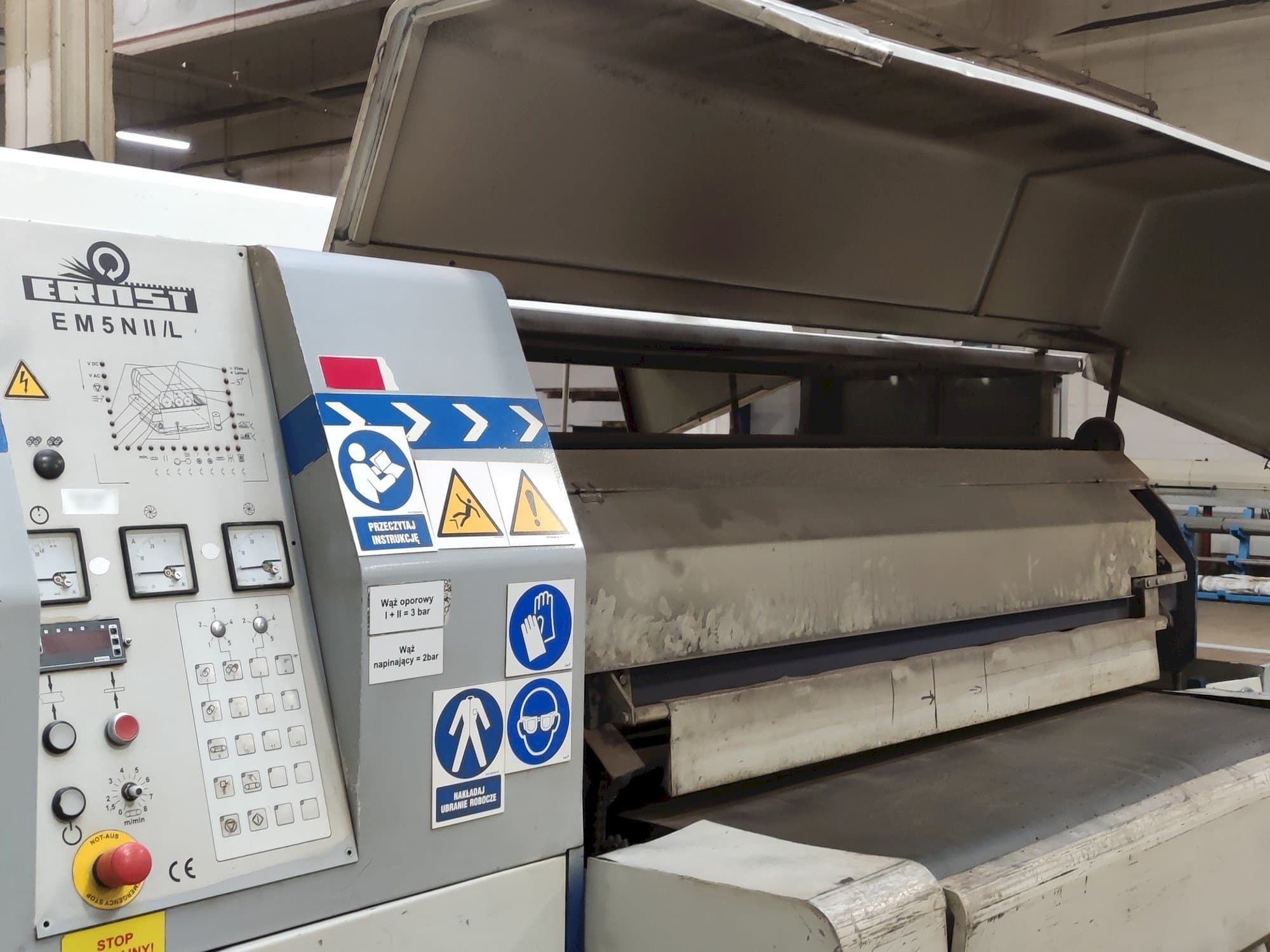 Čelní pohled  na ERNST EM5N II/L  stroj