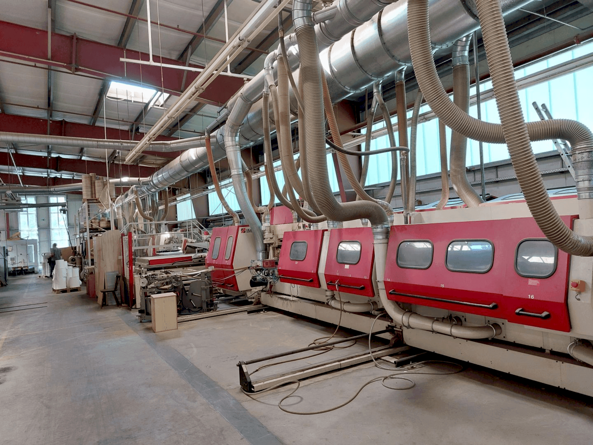 Čelní pohled  na IMA COMBIMA / K/ II/ R75 / 1075 / V / R3  stroj