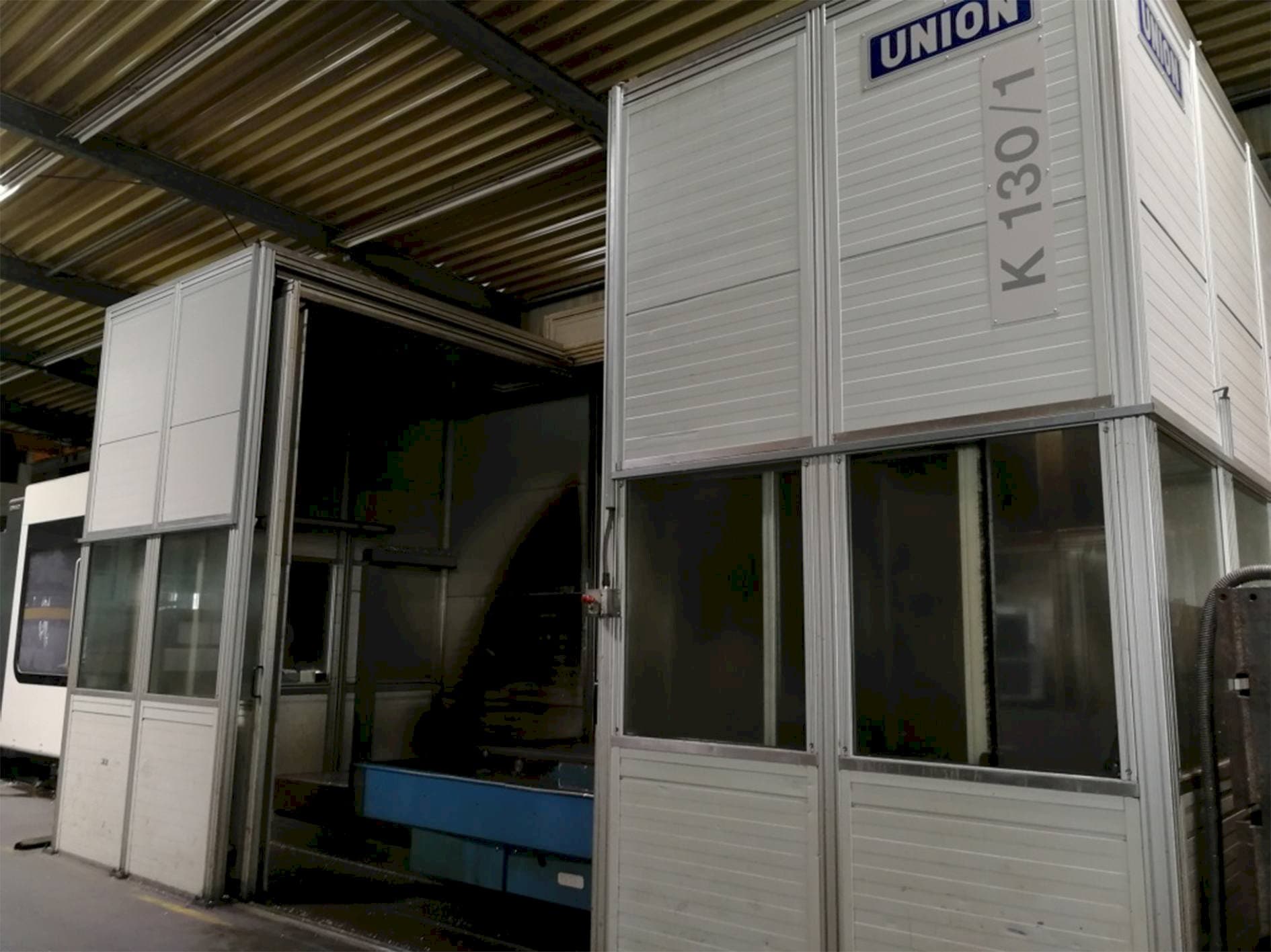 Čelní pohled  na UNION K 130 TNC 530  stroj