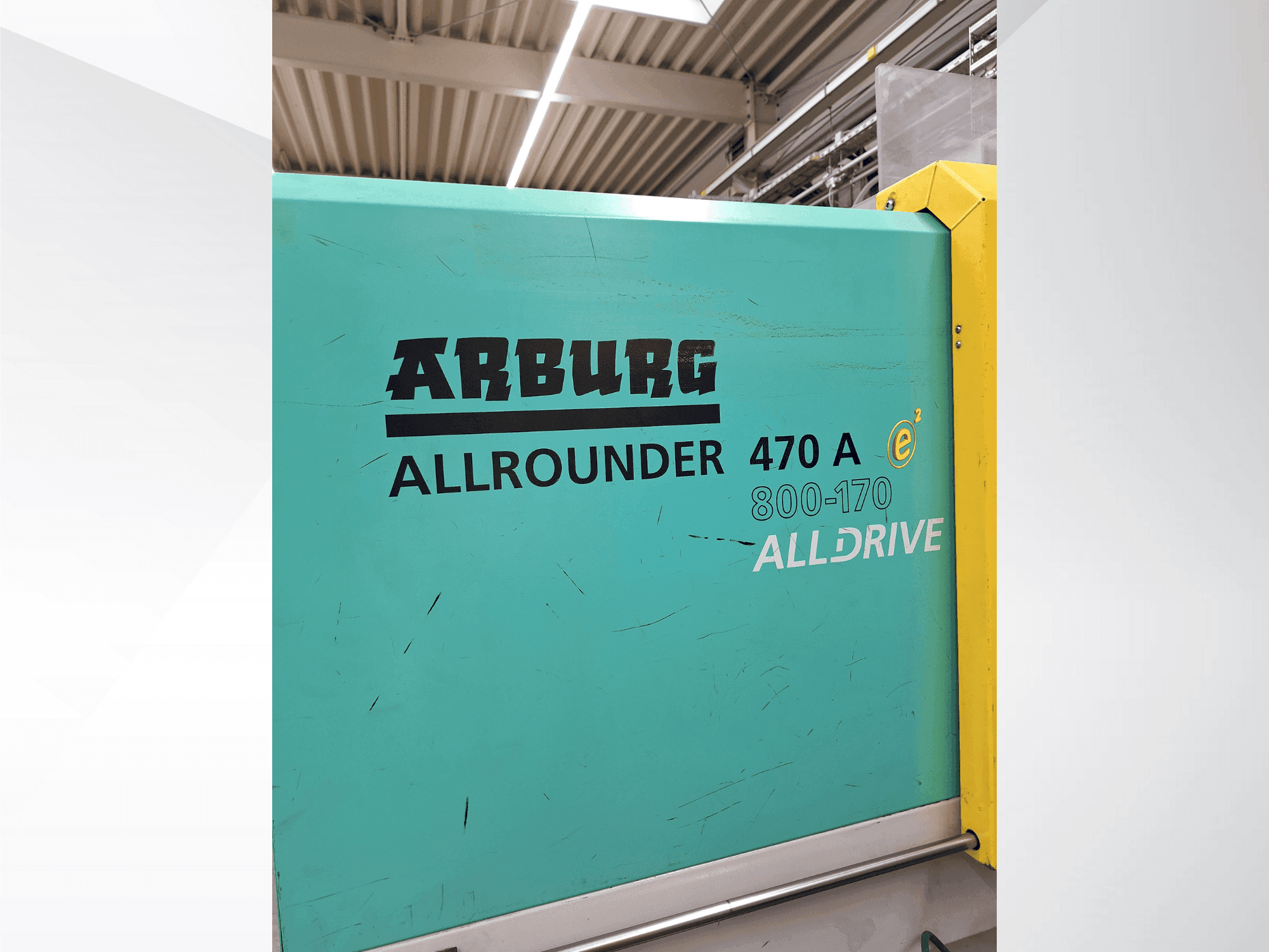 Čelní pohled  na Arburg 470 A 800-170  stroj