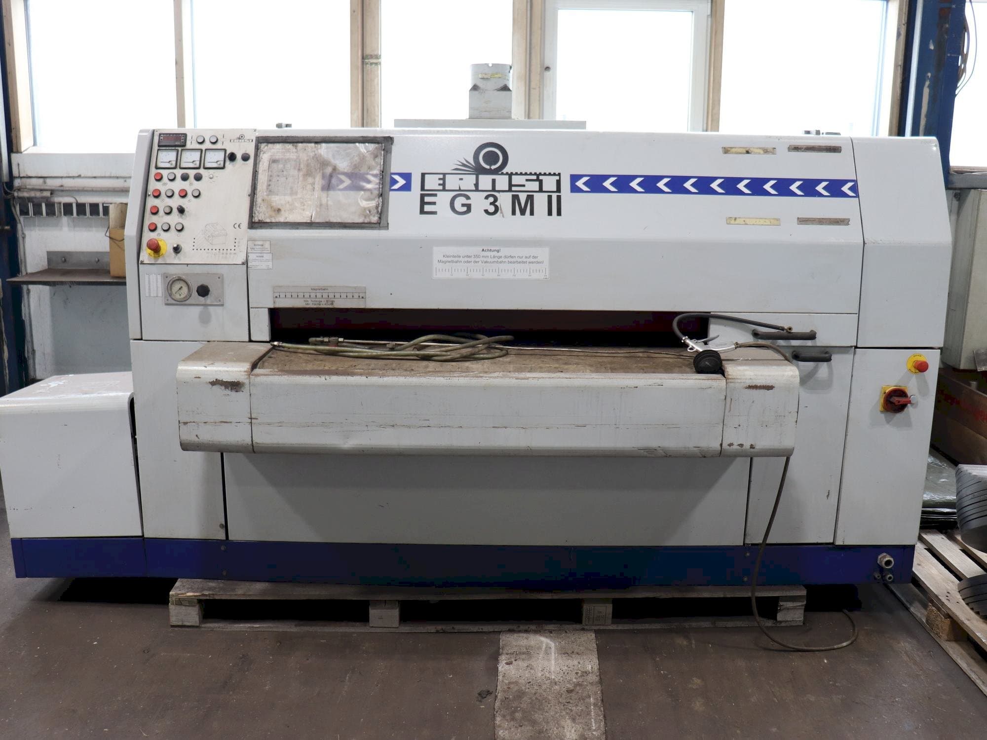 Čelní pohled  na ERNST EG3M II  stroj