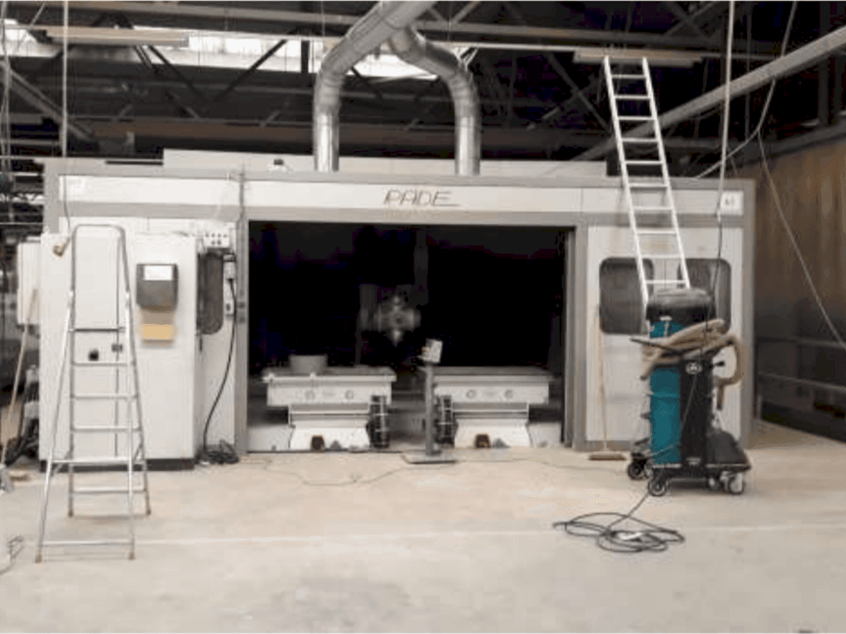 Čelní pohled  na PADE UNI 5 concept  stroj