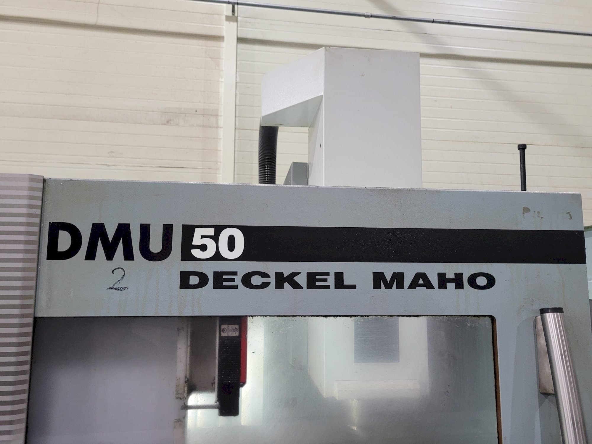 Čelní pohled  na DECKEL MAHO DMU 50  stroj