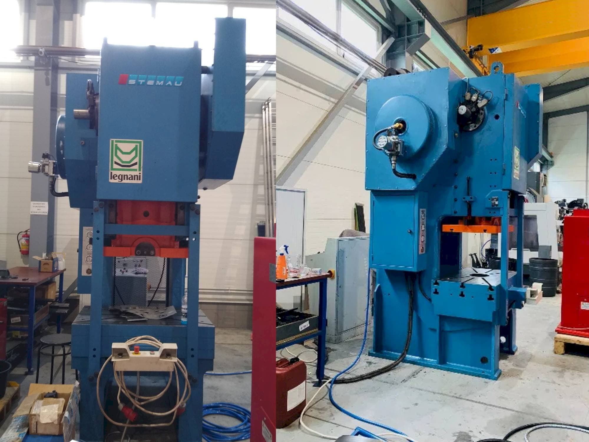 Čelní pohled  na LEGNANI FACS 160R  stroj