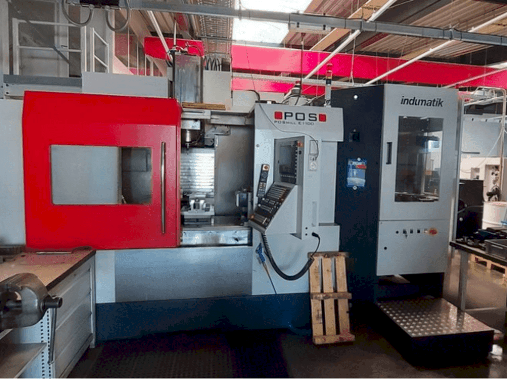 Čelní pohled  na POSmill POS E1100  stroj