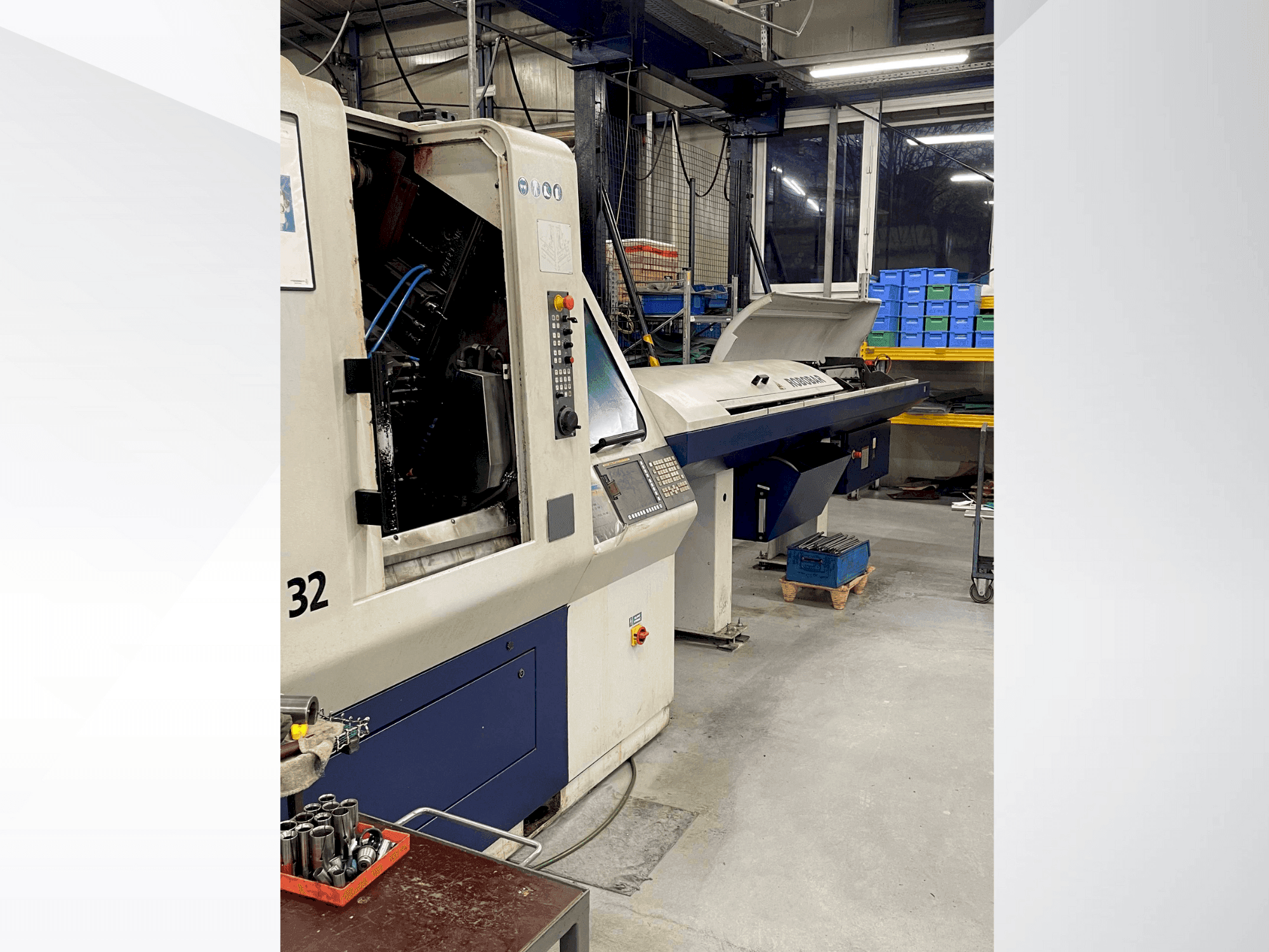 Čelní pohled  na TORNOS DECO Sigma 32  stroj