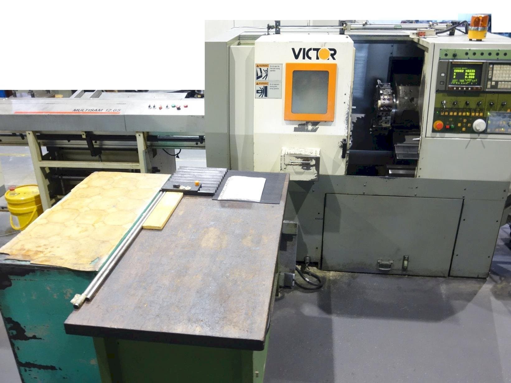 Čelní pohled  na Victor V Turn plus 15 (1996)  stroj