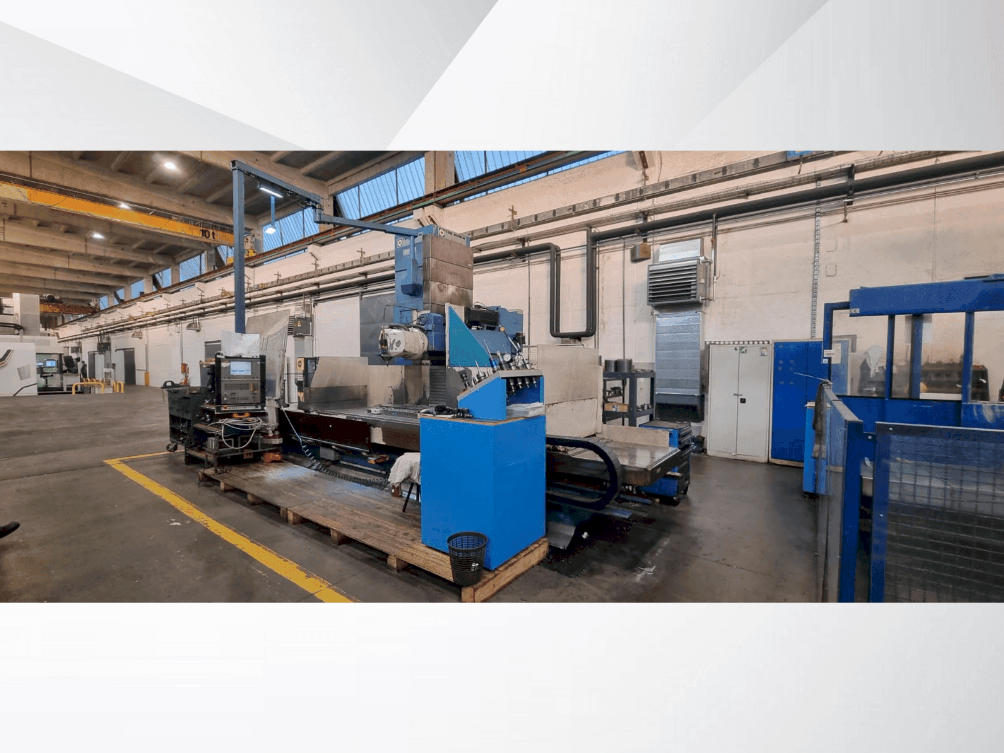 Čelní pohled  na TOS KUŘIM FS 100 S/A3  stroj