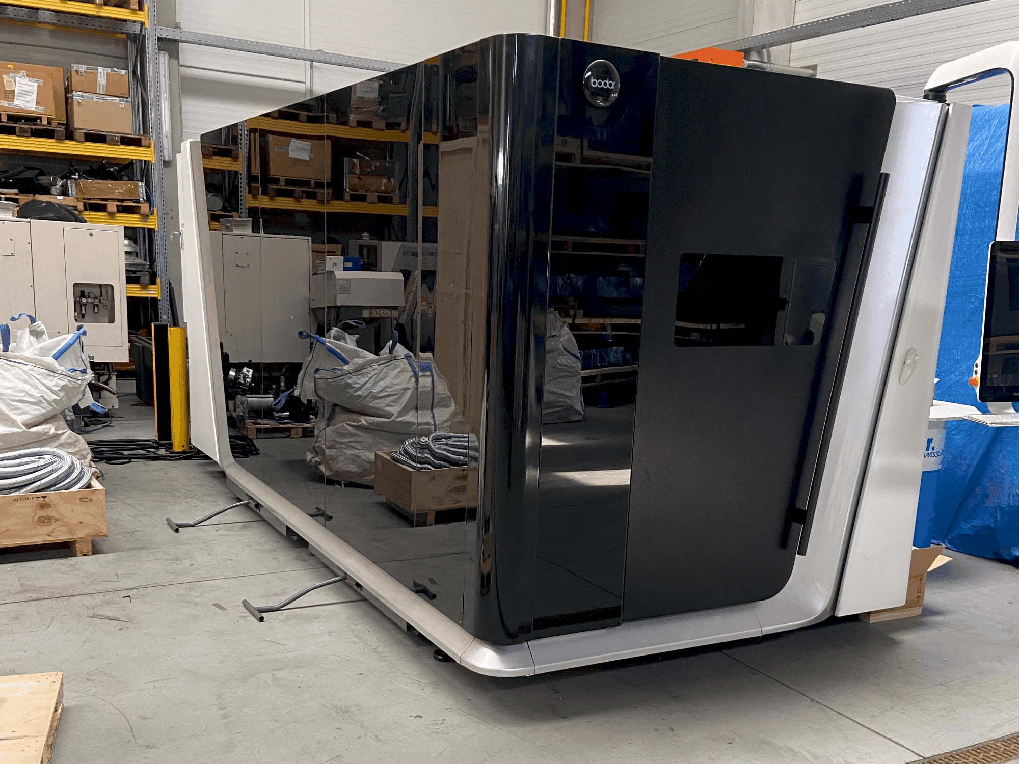 Čelní pohled  na Bodor C3  stroj