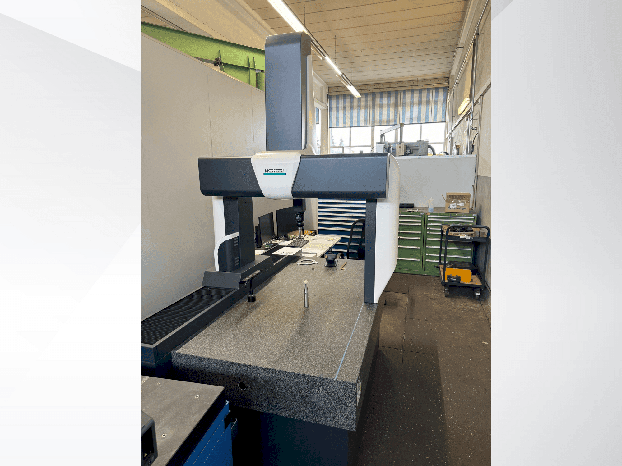 Čelní pohled  na Wenzel LH 65  stroj