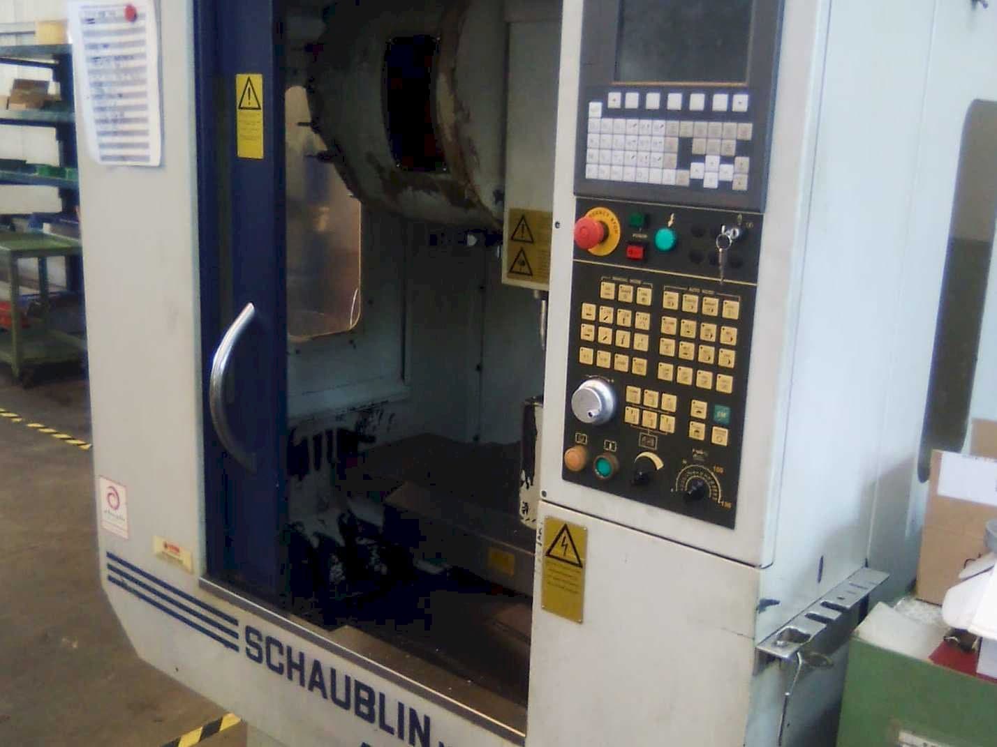Čelní pohled  na SCHAUBLIN 48V  stroj