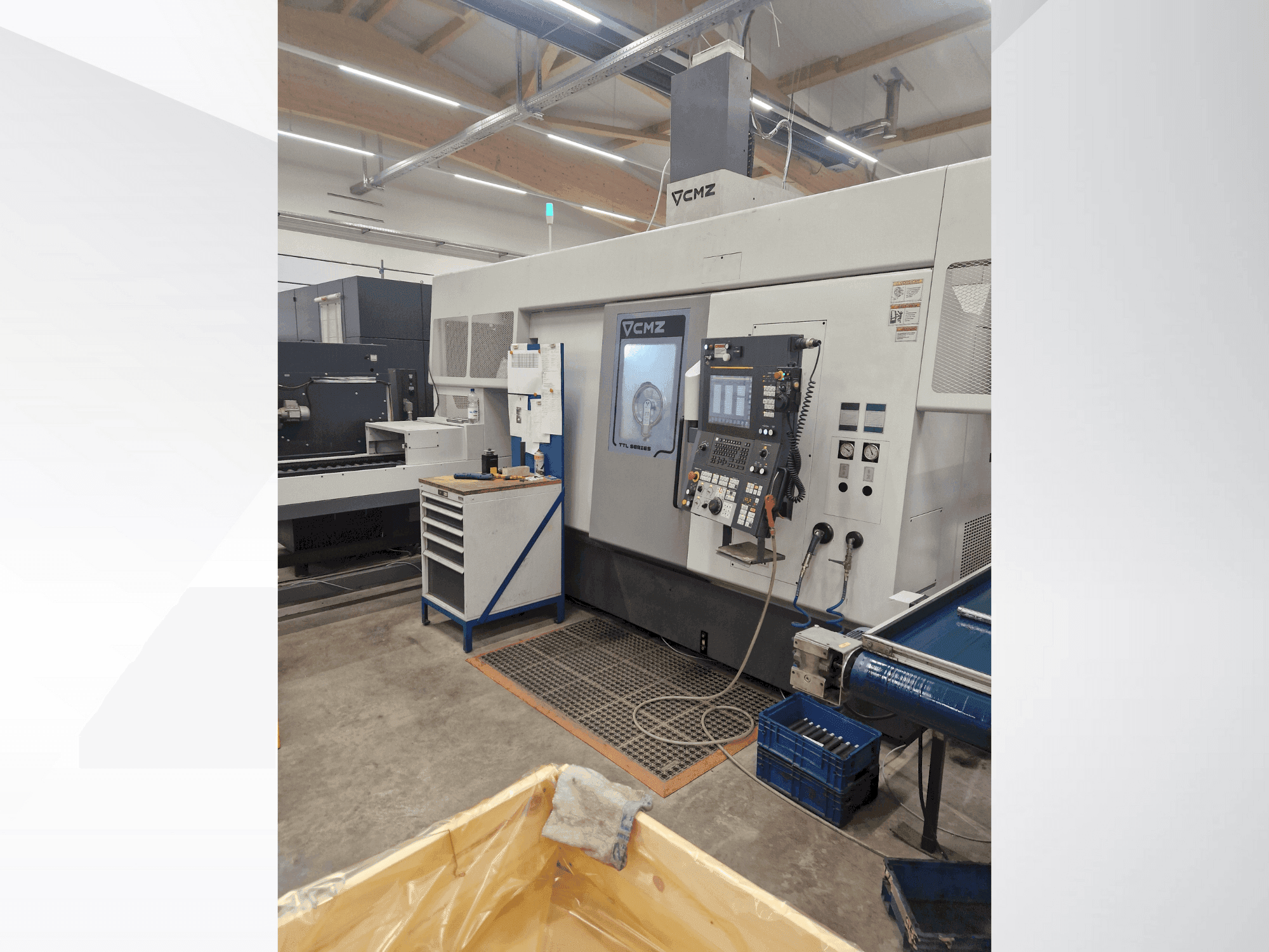 Čelní pohled  na CMZ TTL-66-66-TTY-T2Y  stroj