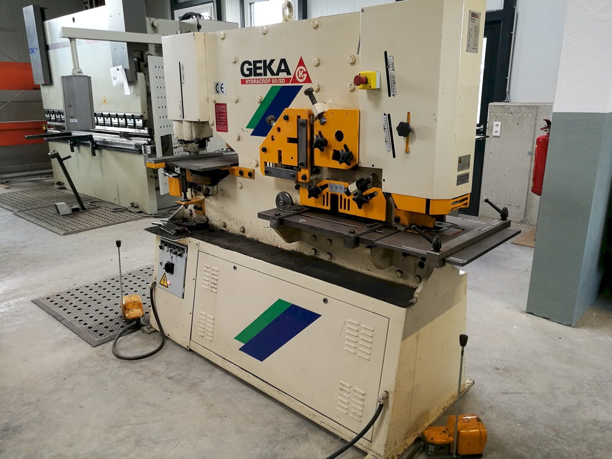 Čelní pohled  na GEKA Hydracrop 80 SD  stroj